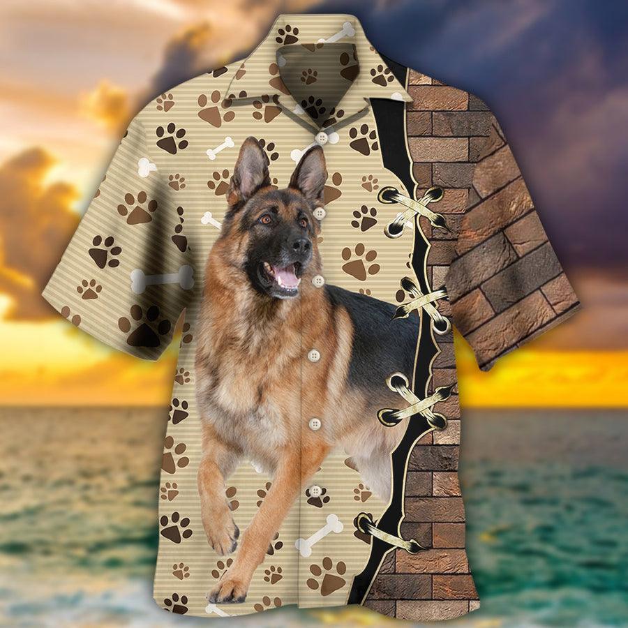German Shepherd Hawaiian Shirt, Dog Cool Dog Various Style Aloha Hawaiian Shirt For Summer, Gift For Men Women, Dog Lover, Dog Mom Dad - Image 7