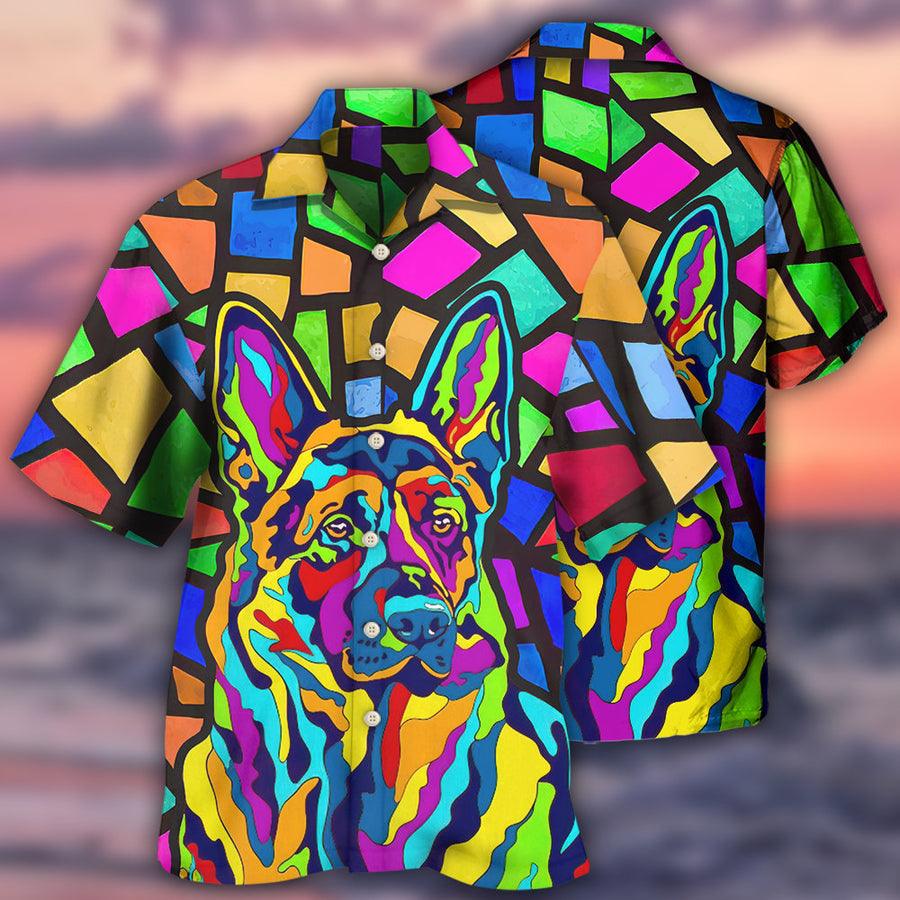 German Shepherd Hawaiian Shirt, Dog Cool Dog Various Style Aloha Hawaiian Shirt For Summer, Gift For Men Women, Dog Lover, Dog Mom Dad - Image 9