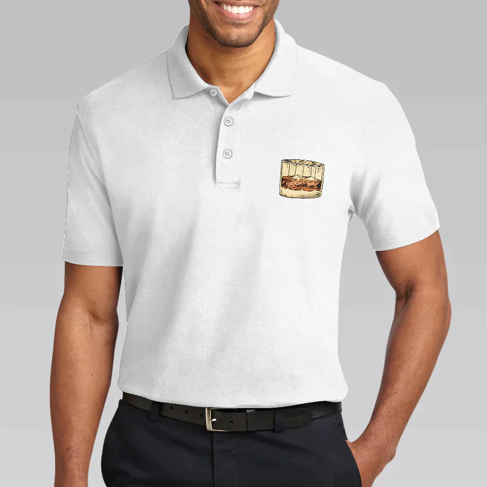 German Whiskey Golf Men Polo Shirt, Ich Möchte Nur Whisky Trinken, Golf Spielen Und Ein Nickerchen Machen Shirt For Men, Cool Male Gift For Wine Lovers - Image 4