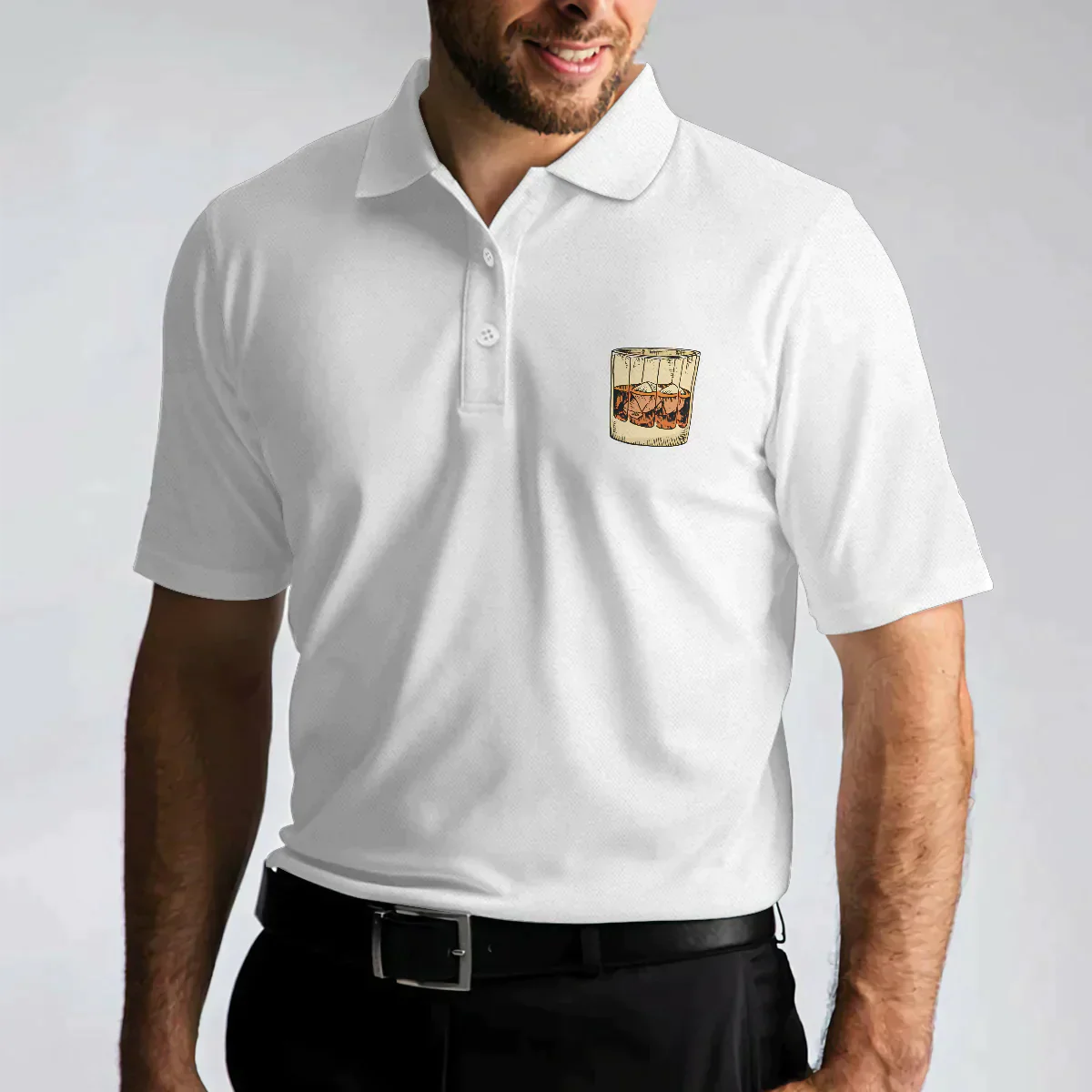 German Whiskey Golf Men Polo Shirt, Ich Möchte Nur Whisky Trinken, Golf Spielen Und Ein Nickerchen Machen Shirt For Men, Cool Male Gift For Wine Lovers - Image 5