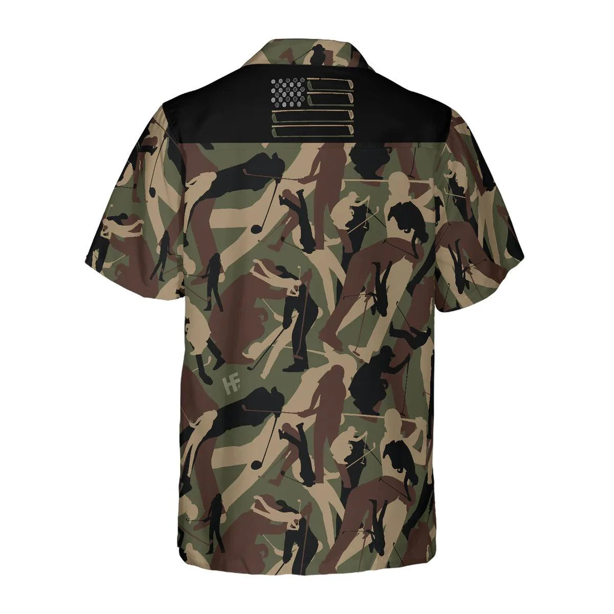Golf Hawaiian Shirt, Camouflage Golf Hawaiian Shirt, Camouflage Aloha Shirt - Perfect Gift For Men, Women, Husband, Wife, Golf Lover, Friend, Family - Image 2