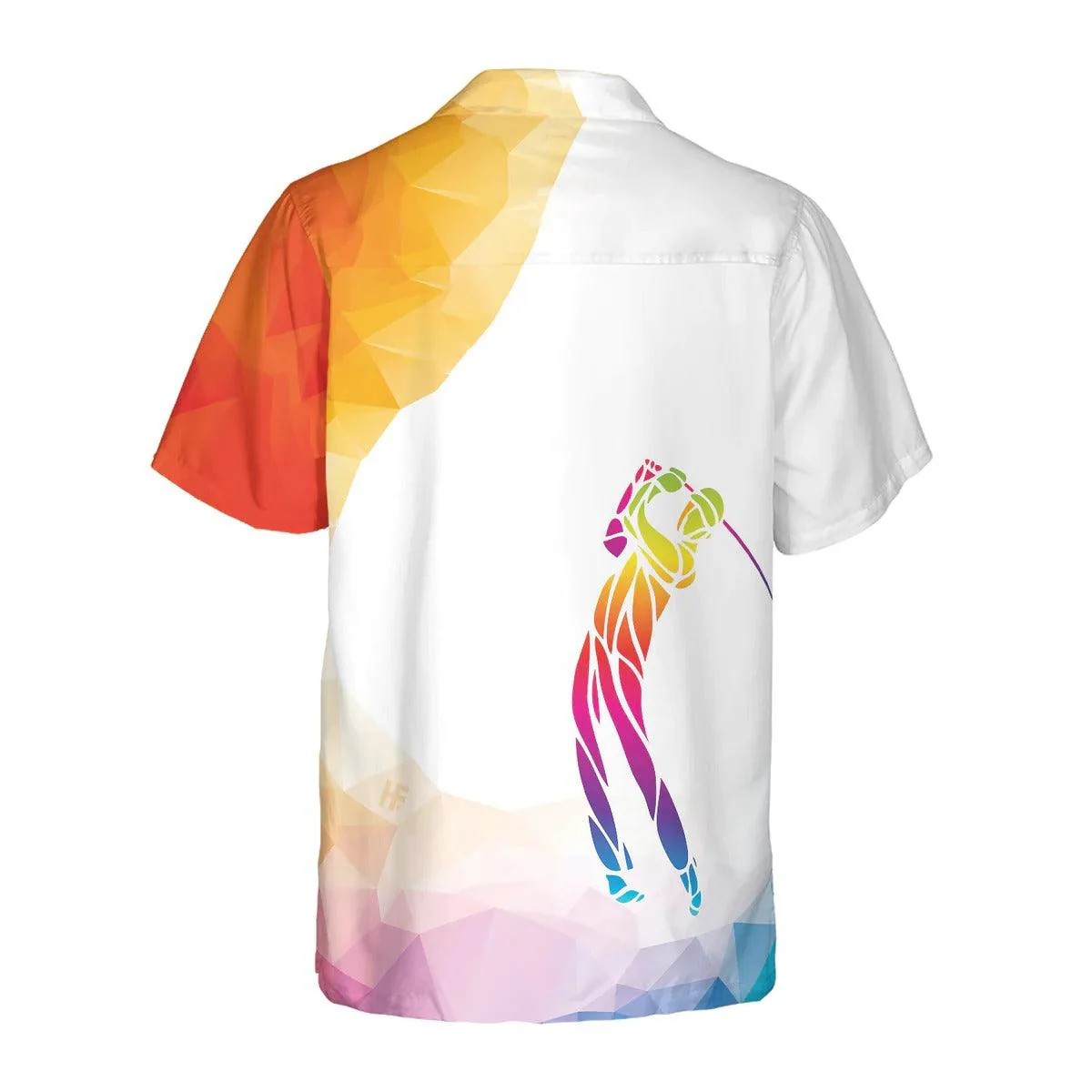 Golf Hawaiian Shirt, Creative Silhouette Of Golf Player Hawaiian Shirt, Summer Aloha Shirt - Perfect Gift For Men, Women, Husband, Friend, Family - Image 3
