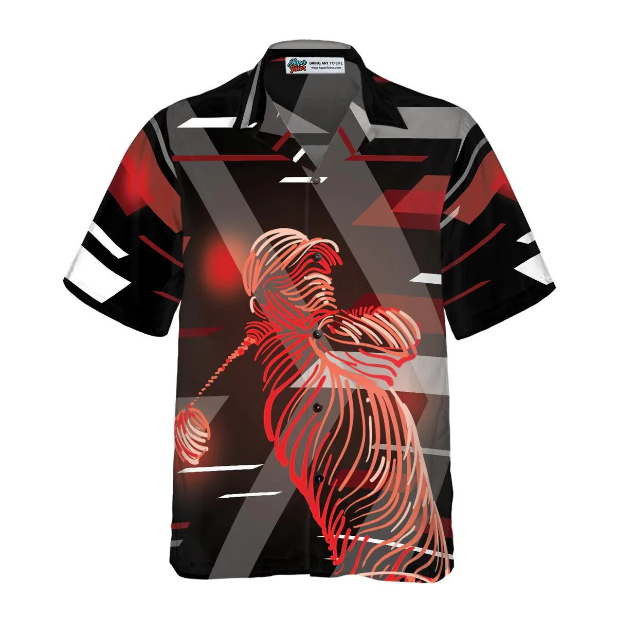 Golf Hawaiian Shirt, Digital Style Golf Players Hawaiian Shirt, Colorful Aloha Shirt- Perfect Gift For Men, Women, Golf Lover, Friend, Family - Image 2