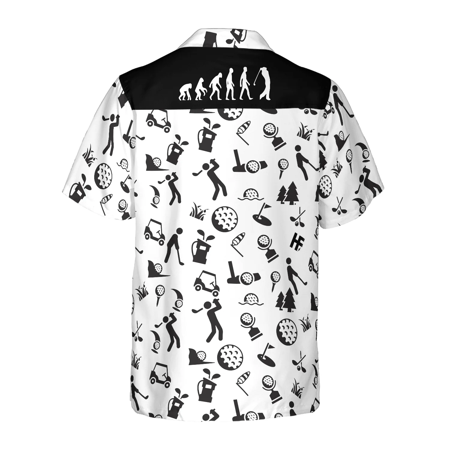 Golf Hawaiian Shirt Evolution, Colorful Summer Aloha Shirt For Men Women, Perfect Gift For Friend, Team, Golf Lovers, Golfer - Image 2