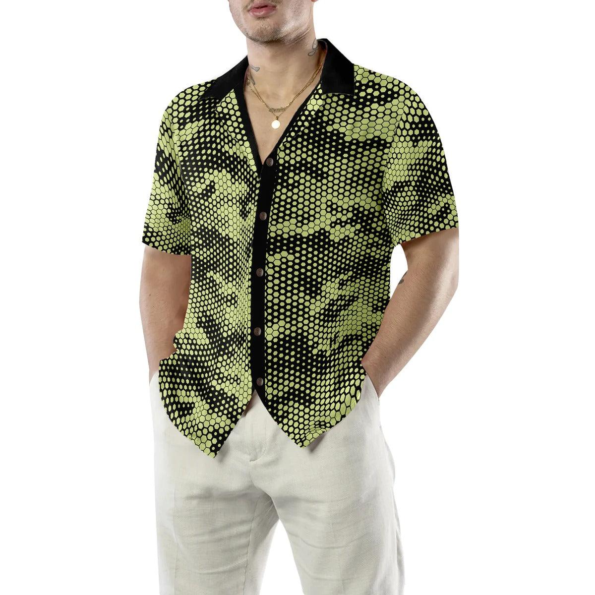 Golf Hawaiian Shirt, Golf Ball Texture Digital Camo Hawaiian Shirt, Golf Pattern Aloha Shirt- Perfect Gift For Men, Women, Golf Lover, Friend, Family - Image 5