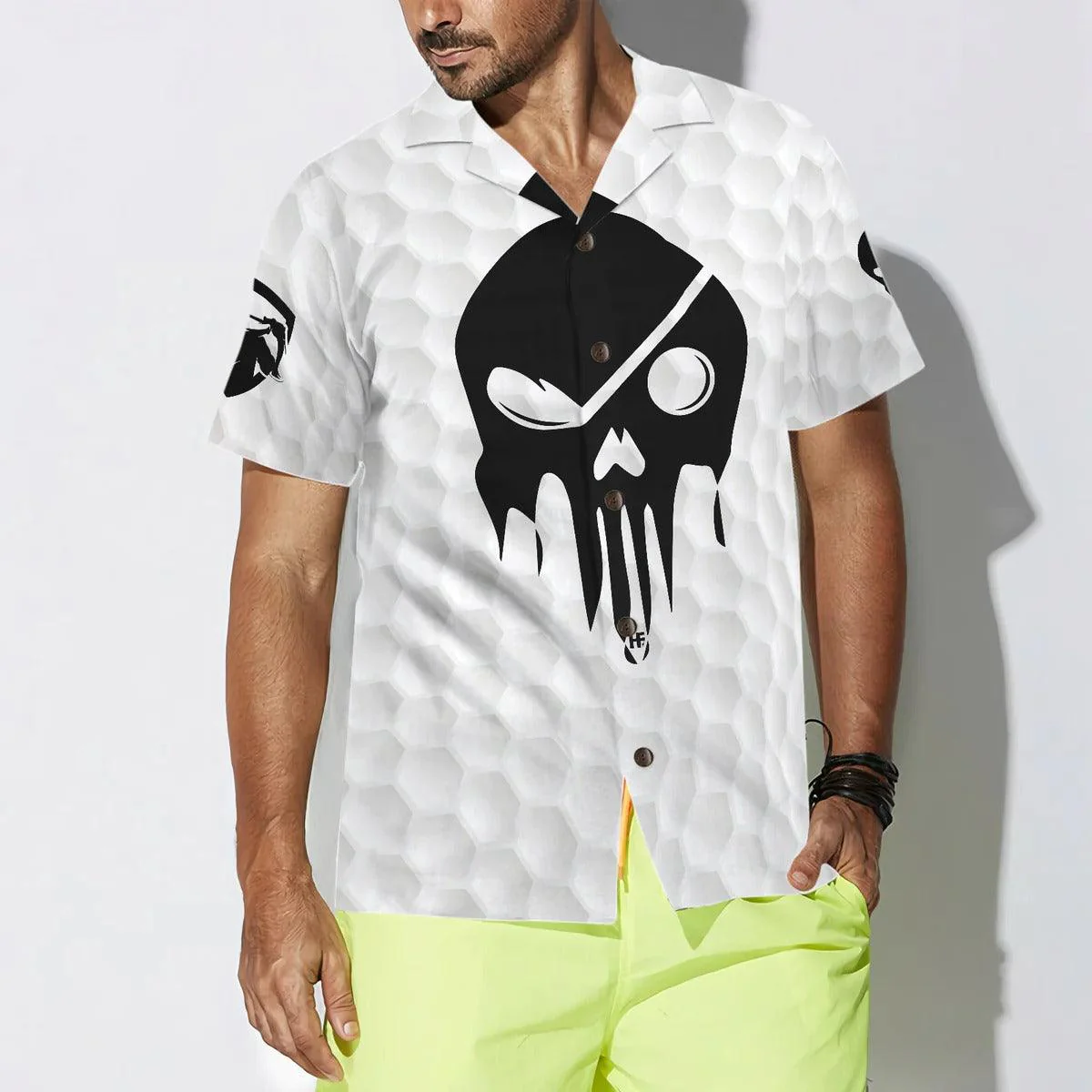 Golf Hawaiian Shirt, Golf Skull Aloha Shirt - Perfect Gift For Men, Women, Husband, Wife, Golf Lover, Friend, Family - Image 4