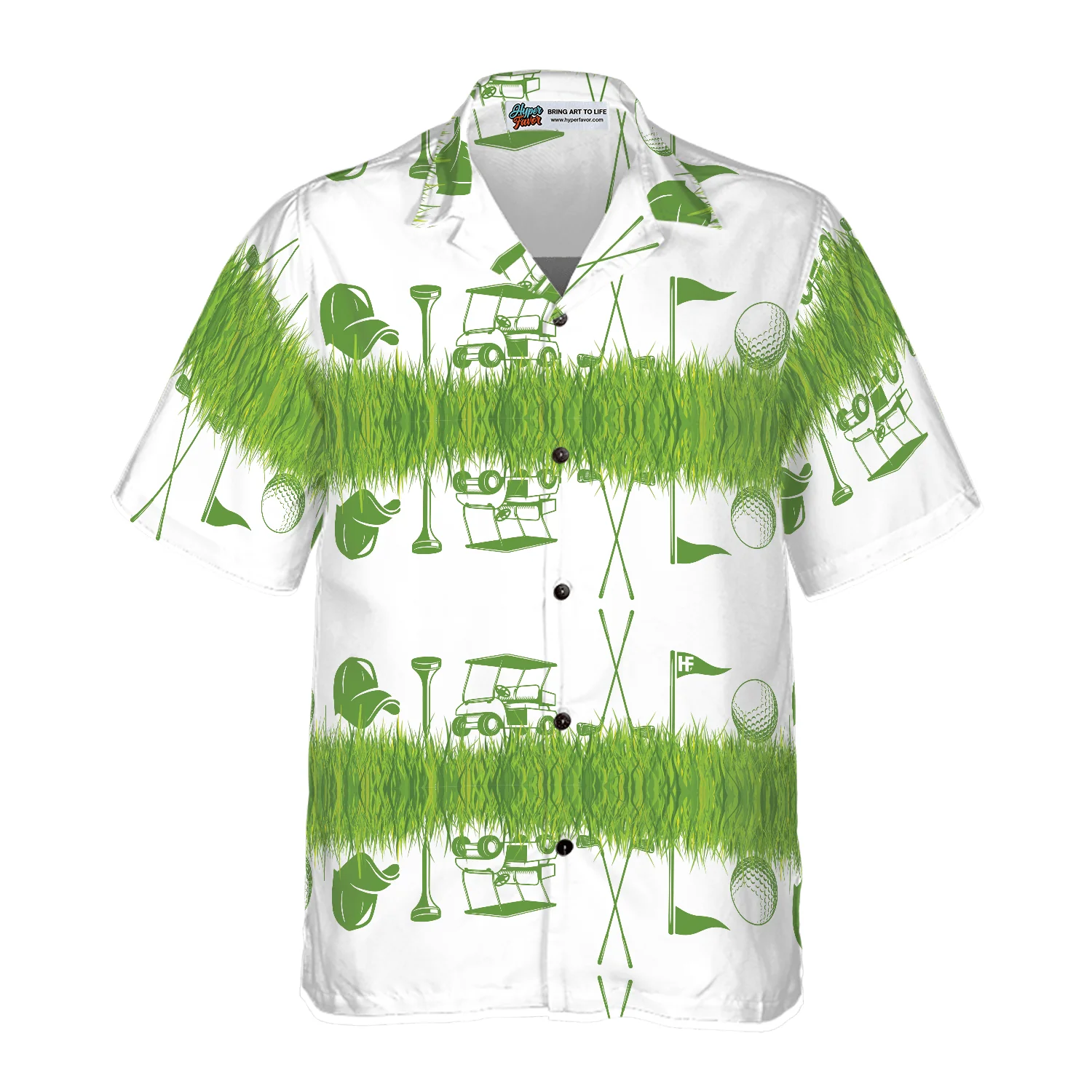 Golf Hawaiian Shirt Icon Seamless Pattern, Colorful Summer Aloha Shirt For Men Women, Perfect Gift For Friend, Team, Golf Lovers, Golfer - Image 5