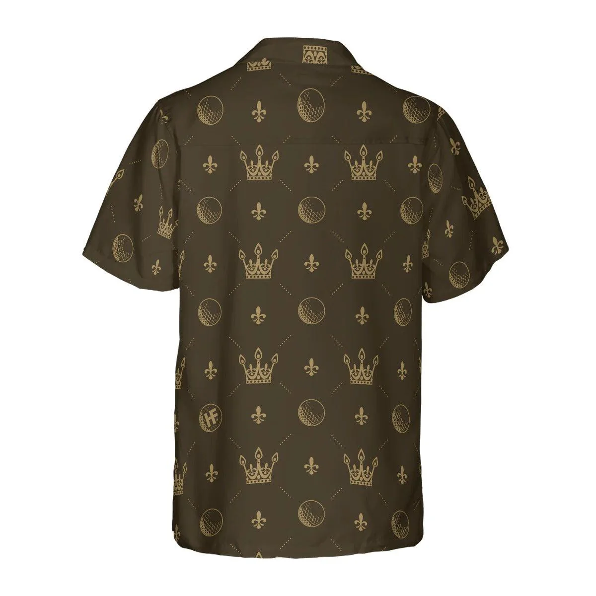 Golf Hawaiian Shirt, Luxury Royal Golf Ball Crown Hawaiian Shirt, Golf Crown Hawaiian Shirt For Summer - Gift For Men, Women, Golf Lover, Friend, Family - Image 3