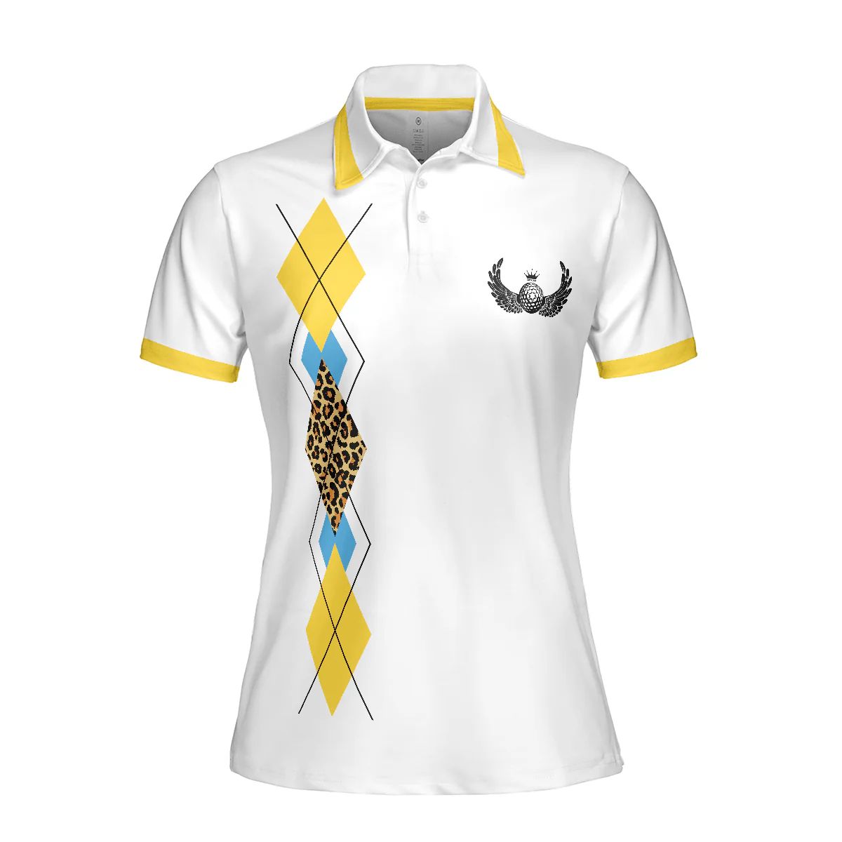 Golf Women Polo Shirt, Golf Grandmas Yell Loudest, Funny Yellow And White Women Polo Shirts, Unique Female Gift For Golfers, Ladies, Golf Lovers - Image 4