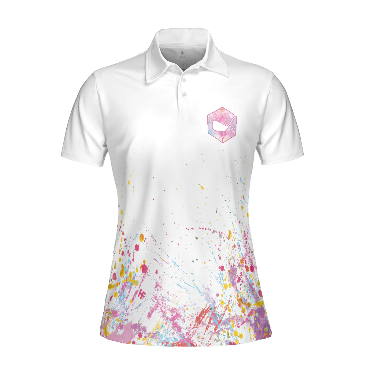 Golf Women Polo Shirt, Golf Is Fore Girls, Ink Splash Watercolor Women Polo Shirts, Unique Golf Gift For Female Golfers, Ladies, Golf Lovers - Image 4
