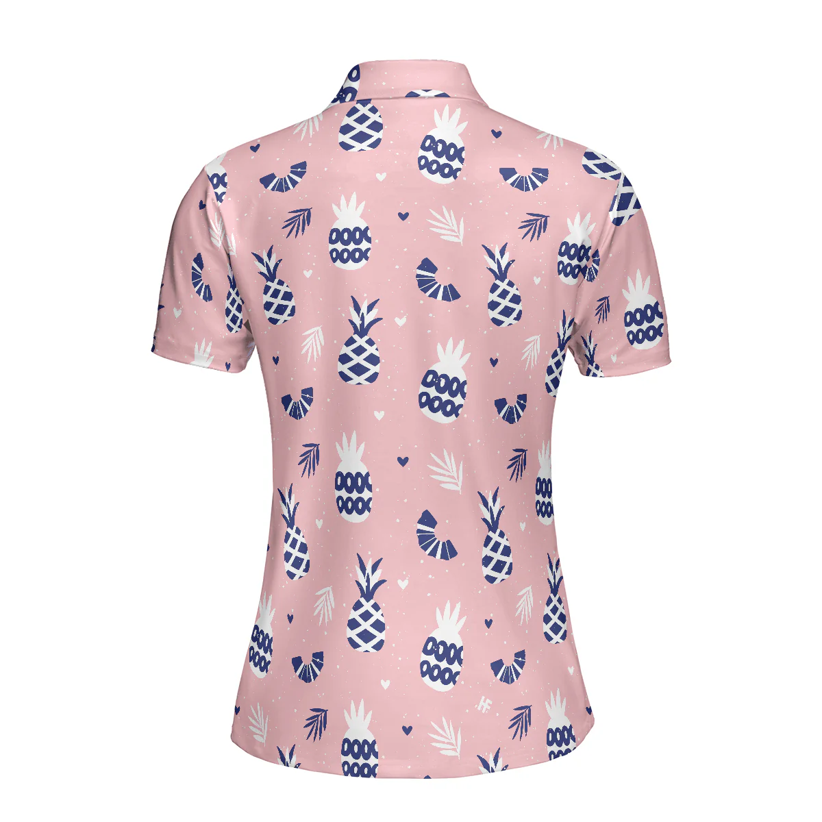 Golf Women Polo Shirt, Pink Golf Girl Summer Pattern Women Polo Shirts, Golfing Gift For Ladies, Team Female Golfers, Golf Lovers - Image 3