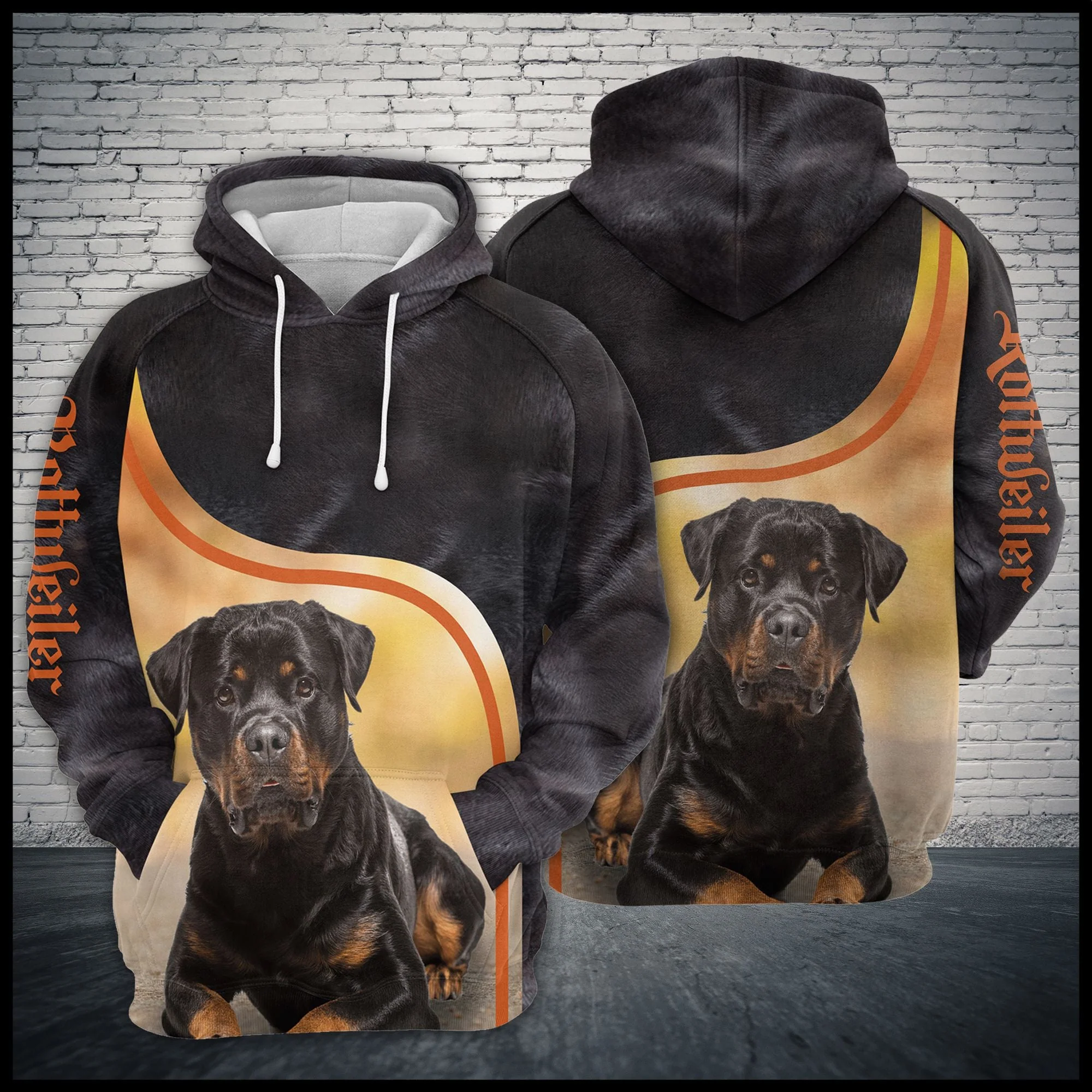 Great Rottweiler Pullover Premium Hoodie, Perfect Outfit For Men And Women On Christmas New Year Autumn Winter - Image 2