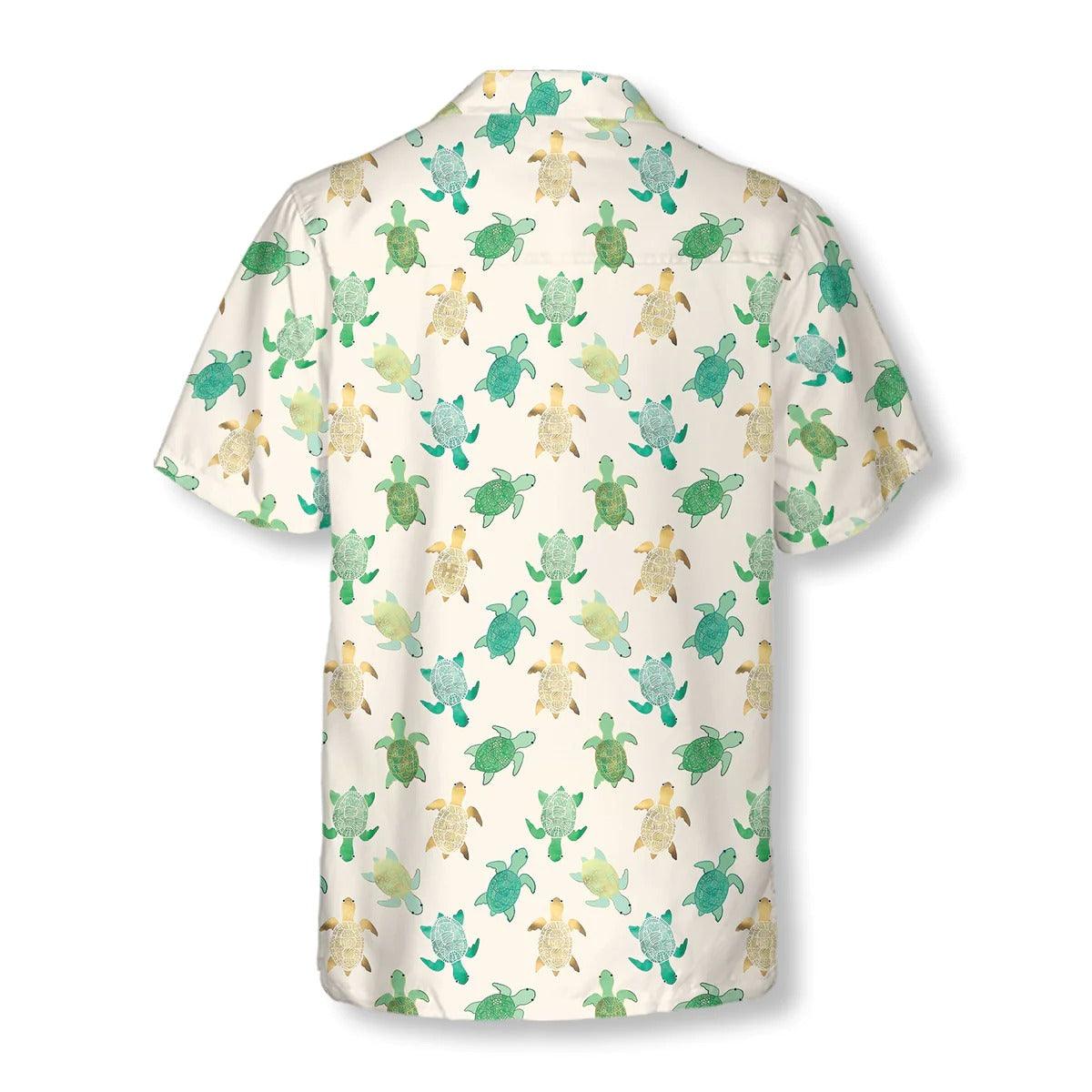 Green Sea Turtle Hawaiian Shirt, Turtle Shirt For Men & Women - Perfect Gift For Turtle Lover, Friend, Family - Image 6