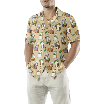 Guinea Pig Hawaiian Shirt, Guinea Pig Chef Aloha Shirt For Men - Perfect Gift For Husband, Boyfriend, Friend, Family - Image 4