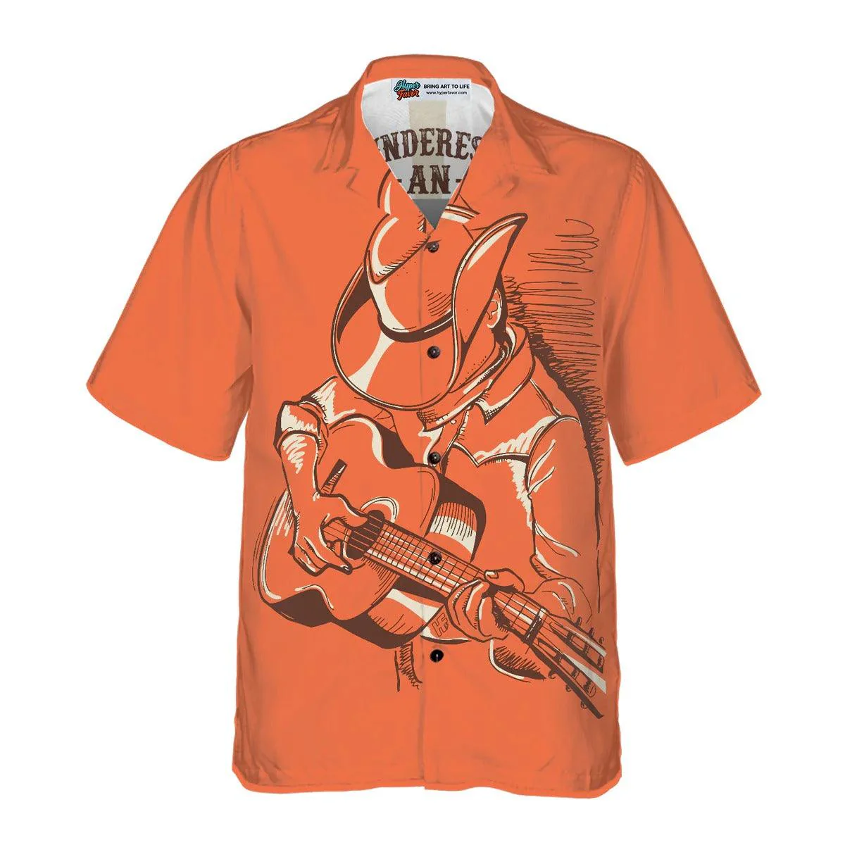 Guitar Aloha Hawaiian Shirt, Man With Guitar Hawaiian Shirt For Summer, Guitar Aloha Shirt - Perfect Gift For Men, Women, Guitar Lover, Friend, Family - Image 2