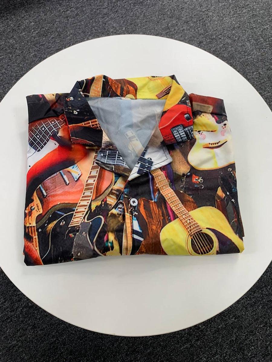 Guitar Music Aloha Hawaiian Shirt For Summer, You Can Have Guitar Hawaiian Shirts Outfit For Men Women, Music Guitar Lovers - Image 3