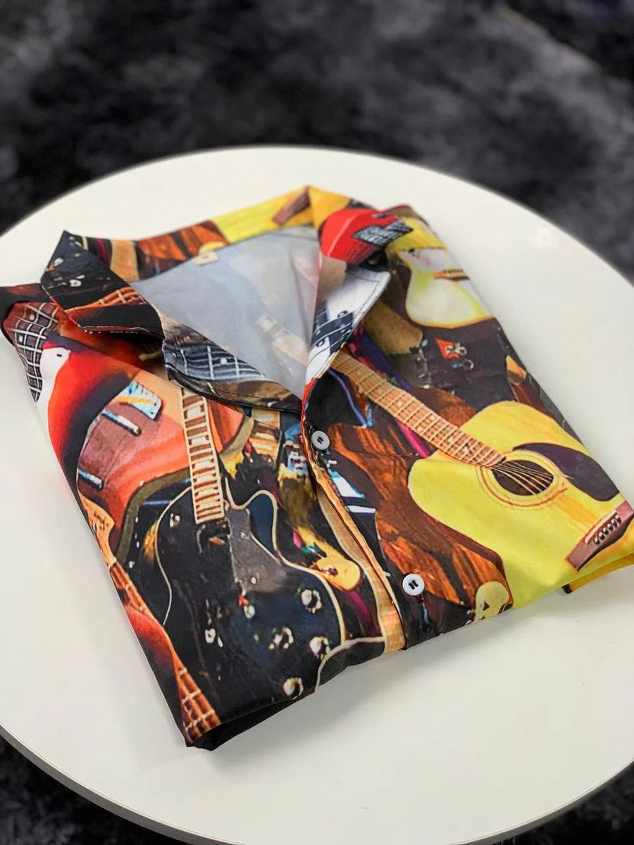 Guitar Music Aloha Hawaiian Shirt For Summer, You Can Have Guitar Hawaiian Shirts Outfit For Men Women, Music Guitar Lovers - Image 4