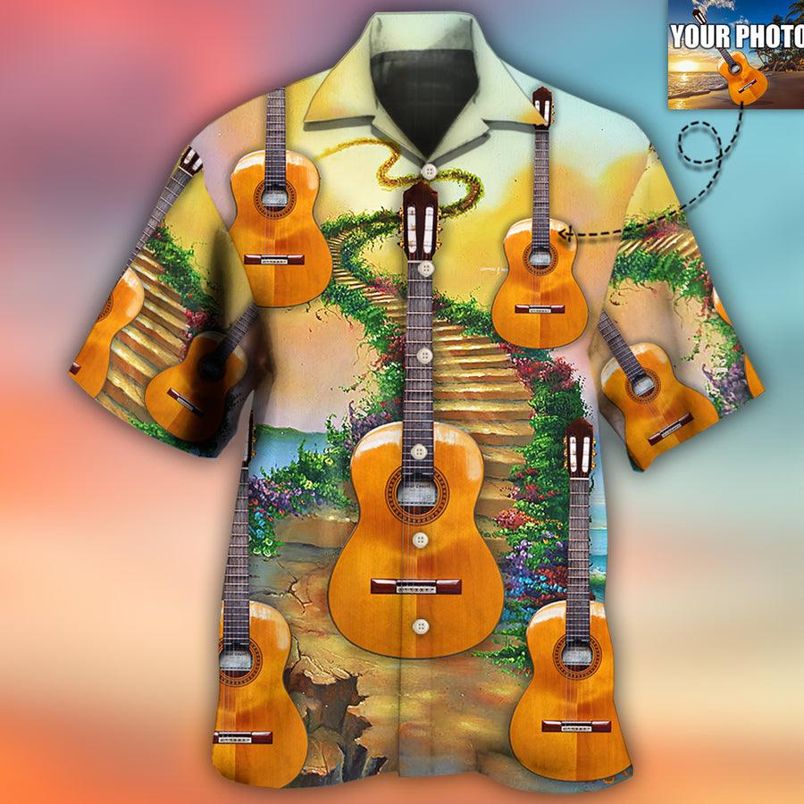 Guitar Various Style Custom Photo Aloha Hawaiian Shirt For Summer, Personalized Guitar Hawaiian Shirts Outfit For Men Women, Music Guitar Lovers - Image 11