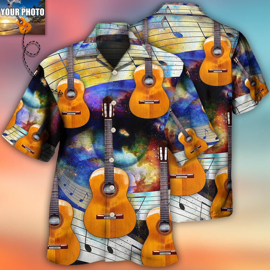 Guitar Various Style Custom Photo Aloha Hawaiian Shirt For Summer, Personalized Guitar Hawaiian Shirts Outfit For Men Women, Music Guitar Lovers - Image 4