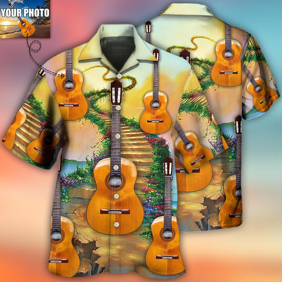 Guitar Various Style Custom Photo Aloha Hawaiian Shirt For Summer, Personalized Guitar Hawaiian Shirts Outfit For Men Women, Music Guitar Lovers - Image 5