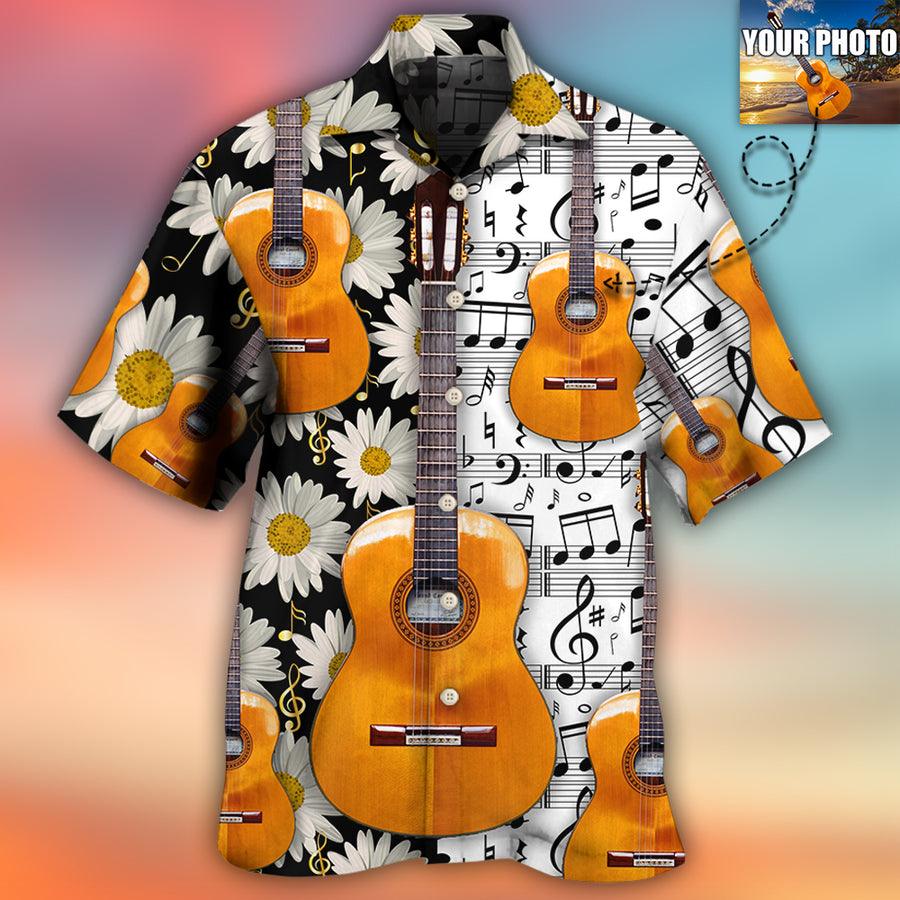 Guitar Various Style Custom Photo Aloha Hawaiian Shirt For Summer, Personalized Guitar Hawaiian Shirts Outfit For Men Women, Music Guitar Lovers - Image 7