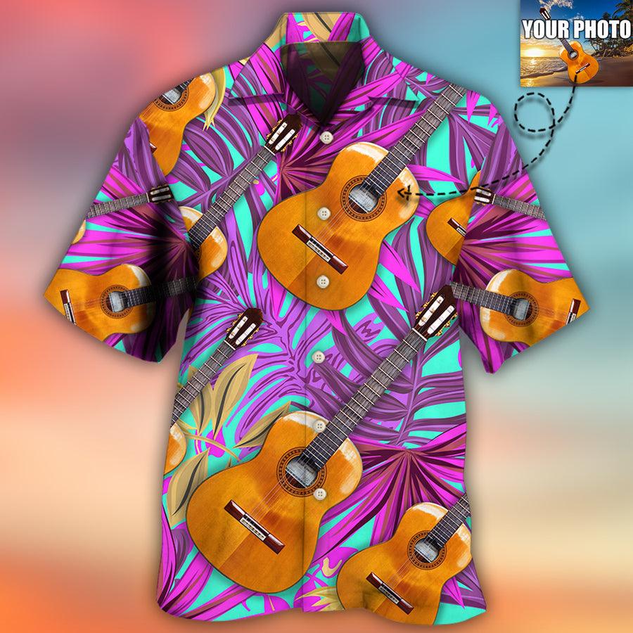 Guitar Various Style Custom Photo Aloha Hawaiian Shirt For Summer, Personalized Guitar Hawaiian Shirts Outfit For Men Women, Music Guitar Lovers - Image 8