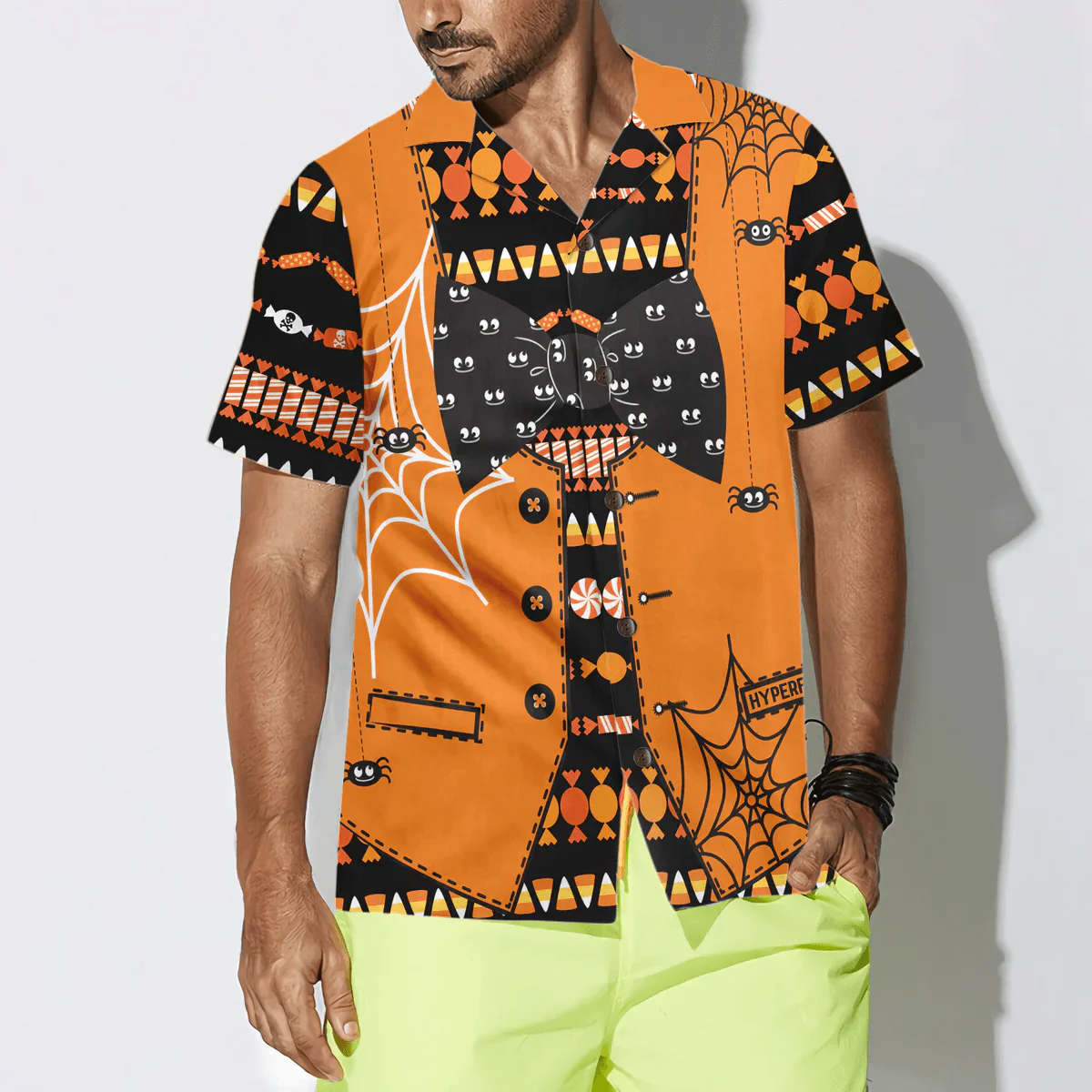 Halloween Candy Man Hawaiian Shirt - Perfect Gift For Lover, Friend, Family - Image 2