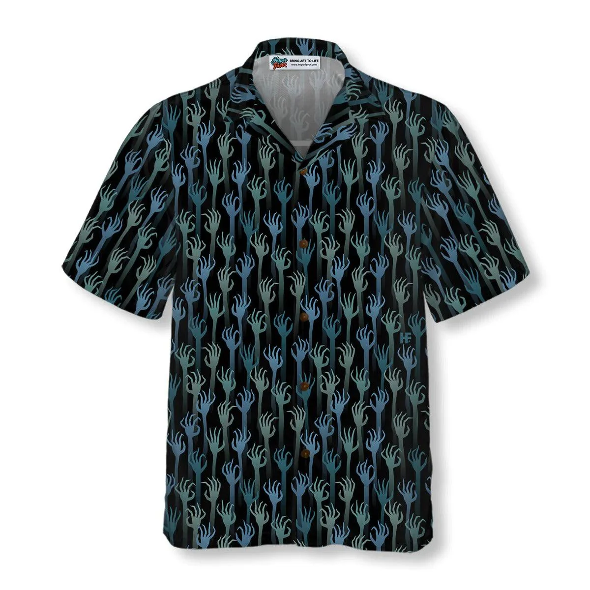 Halloween Hands Of The Dead Hawaiian Shirt - Perfect Gift For Lover, Friend, Family - Image 5
