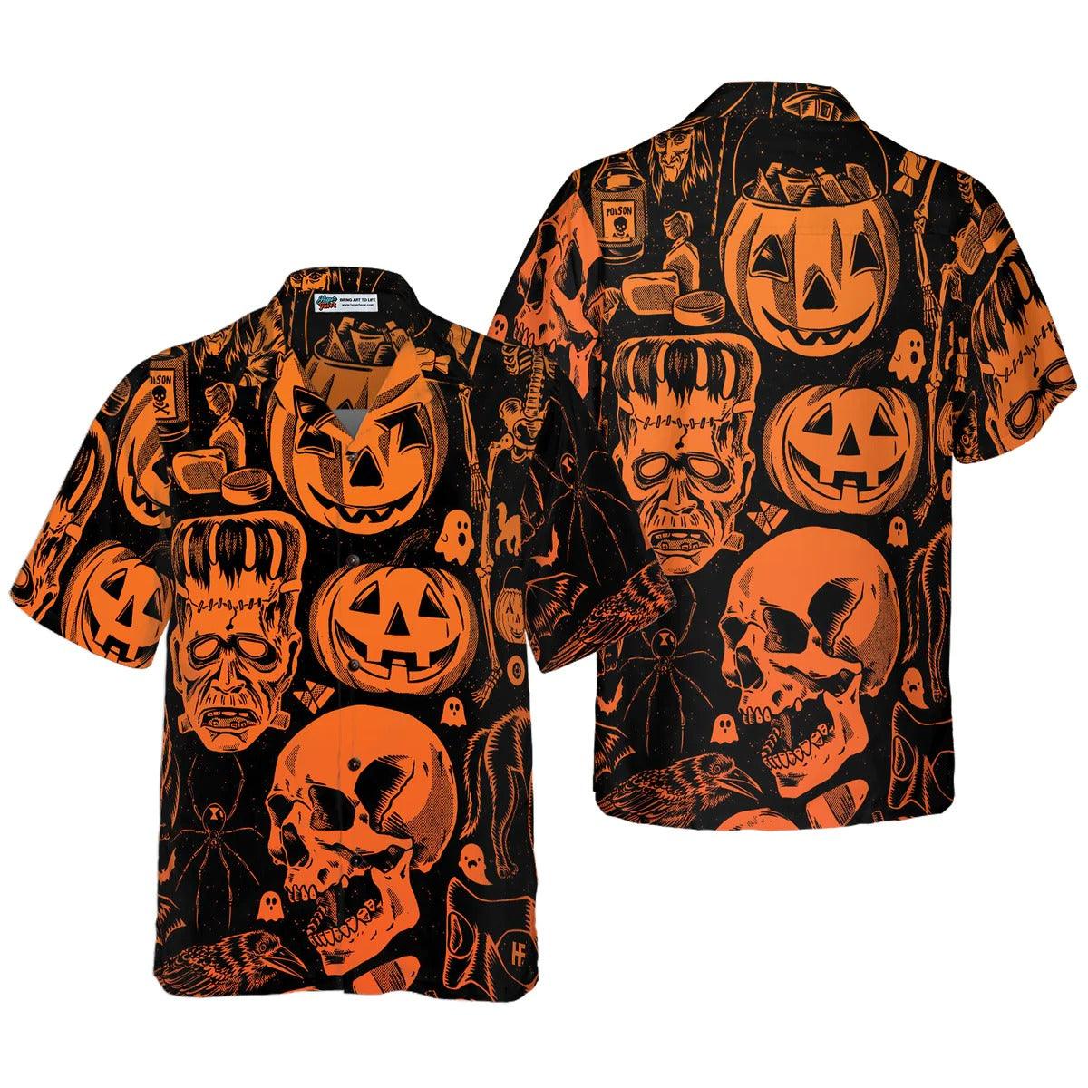 Halloween Hawaiian Shirt, Everyday Is Halloween For Real Halloween Hawaiian Shirt, Halloween Shirt For Men And Women - Gift For Lover, Friend, Family - Image 3