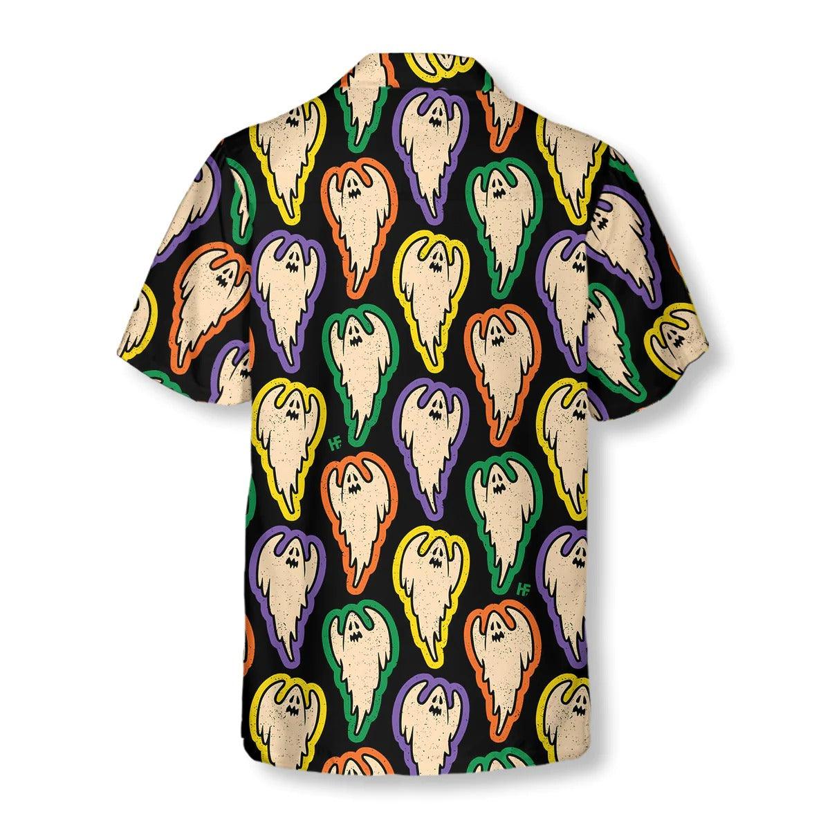 Halloween Hawaiian Shirt, Ghosts Aloha Hawaiian Shirt, Carton Aloha Shirt - Perfect Gift For Lover, Friend, Family - Image 5