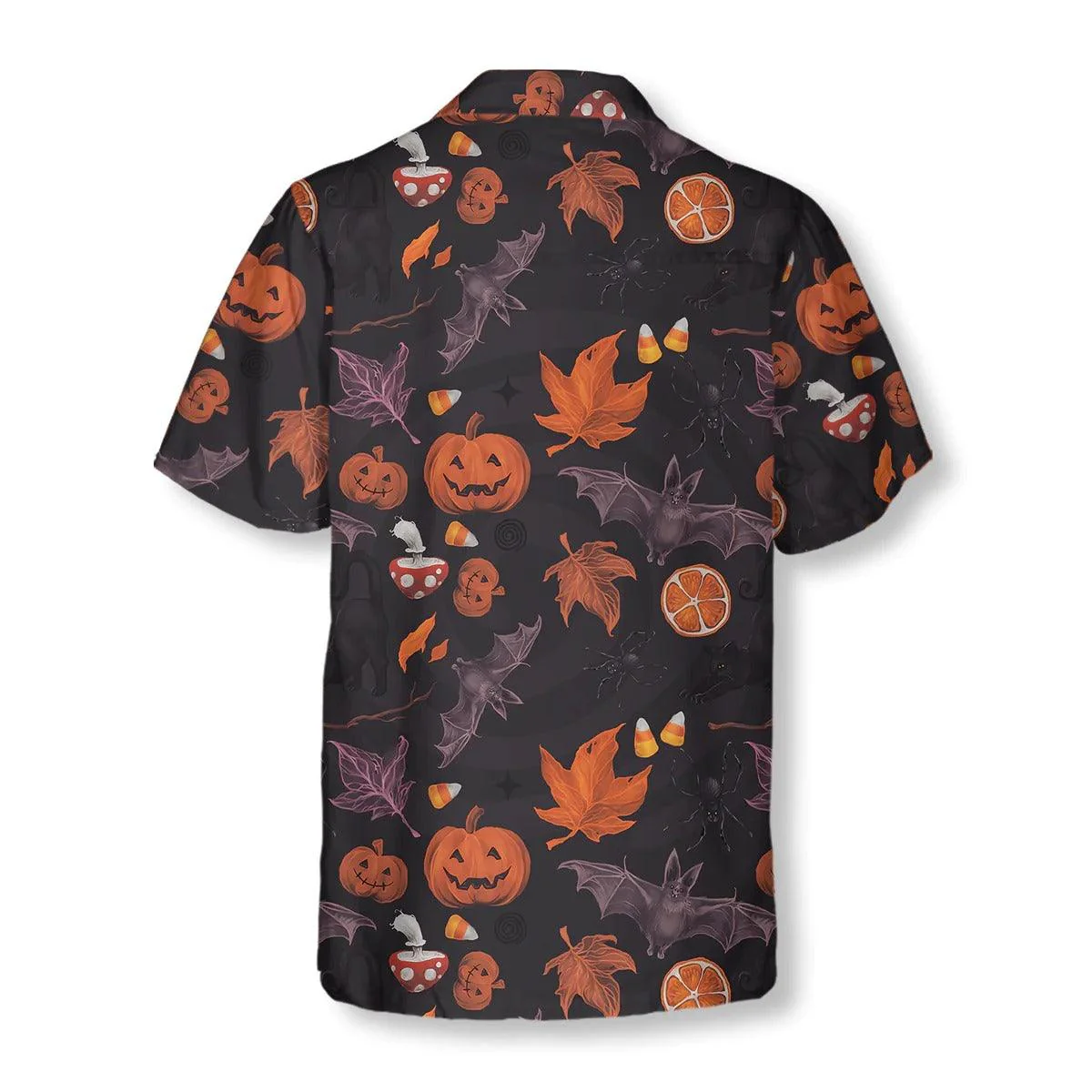 Halloween Hawaiian Shirt, Halloween Spooky Art Hawaiian Shirt, Pumpkin Hawaiian Shirt - Perfect Gift For Lover, Friend, Family - Image 6