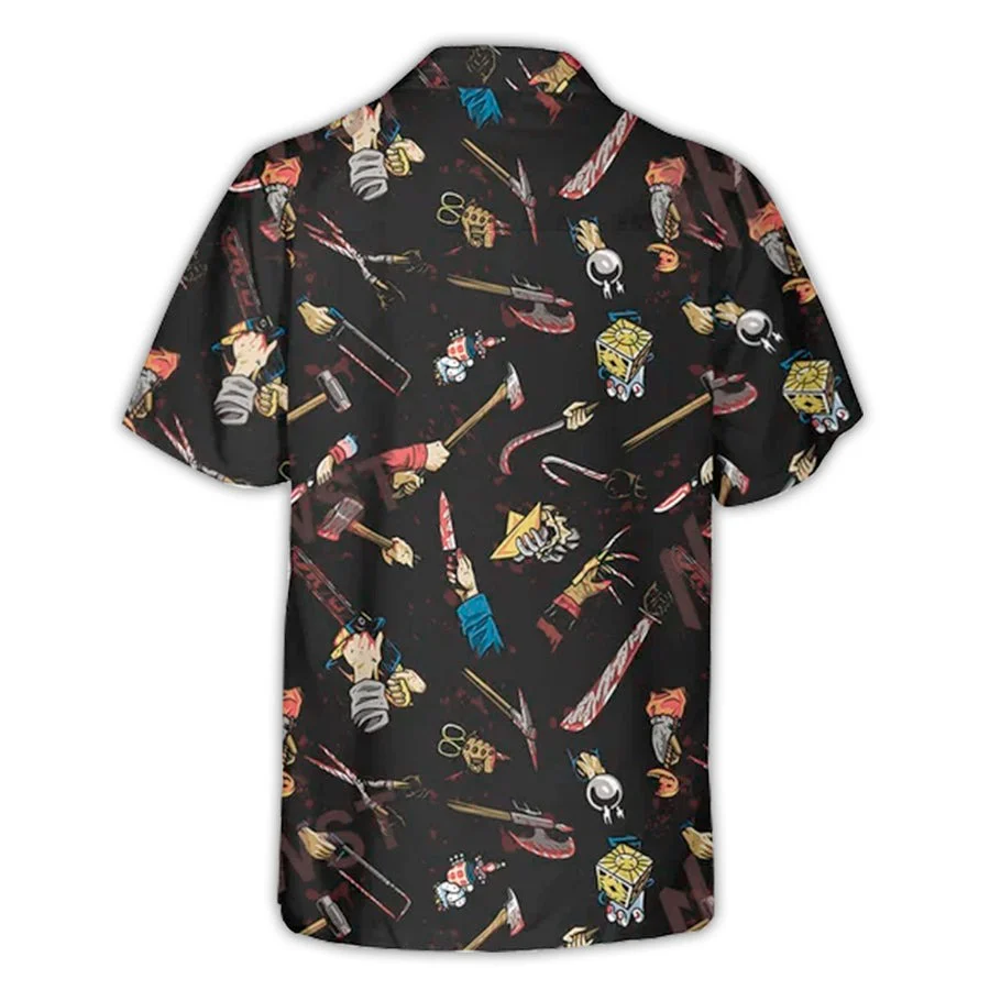 Halloween Hawaiian Shirt, Halloween The Killers Tropical Style Aloha Shirt For Men & Women - Halloween Gift For Members Family, Friends - Image 2