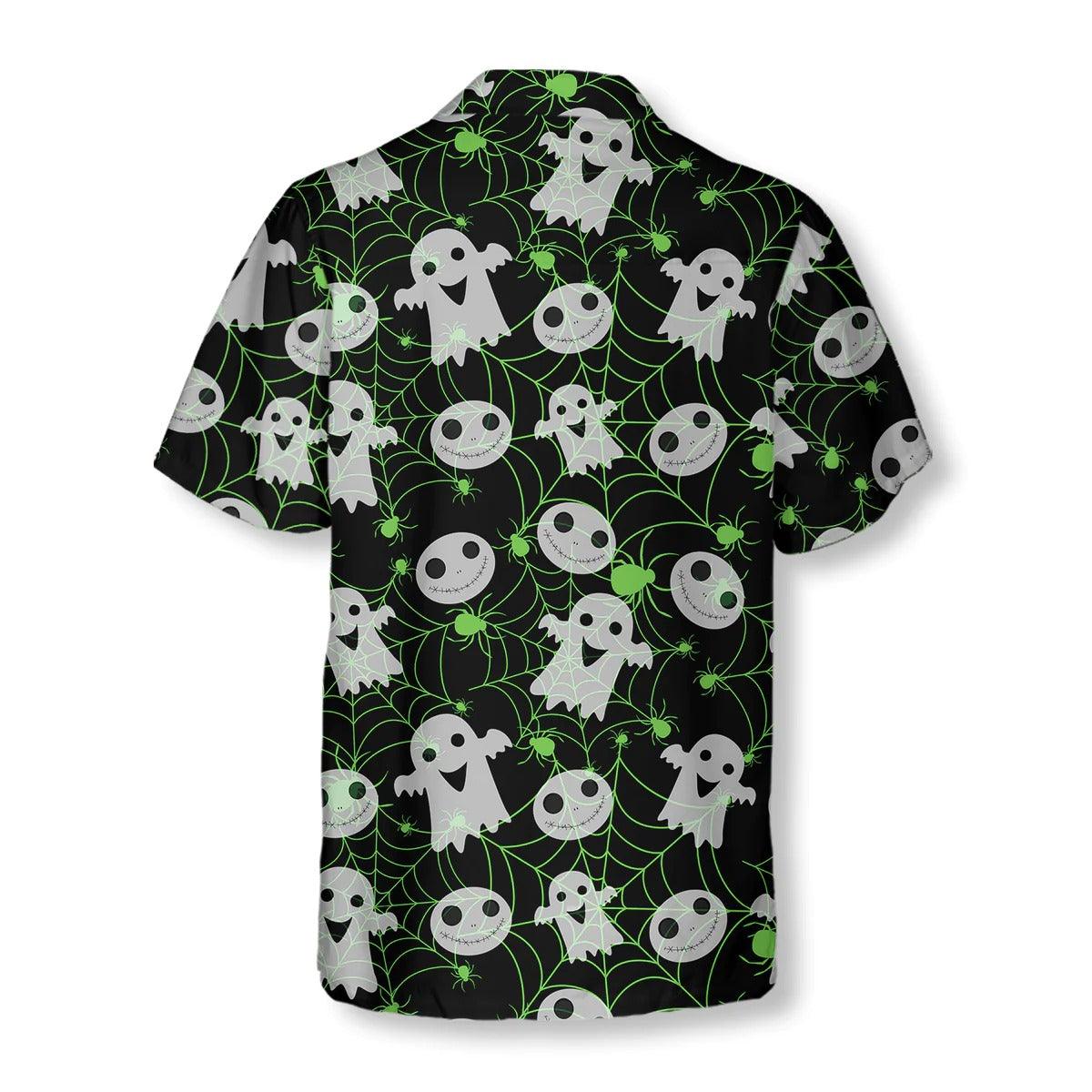 Halloween Spider Web Shirt For Men Hawaiian Shirt - Perfect Gift For Lover, Friend, Family - Image 4