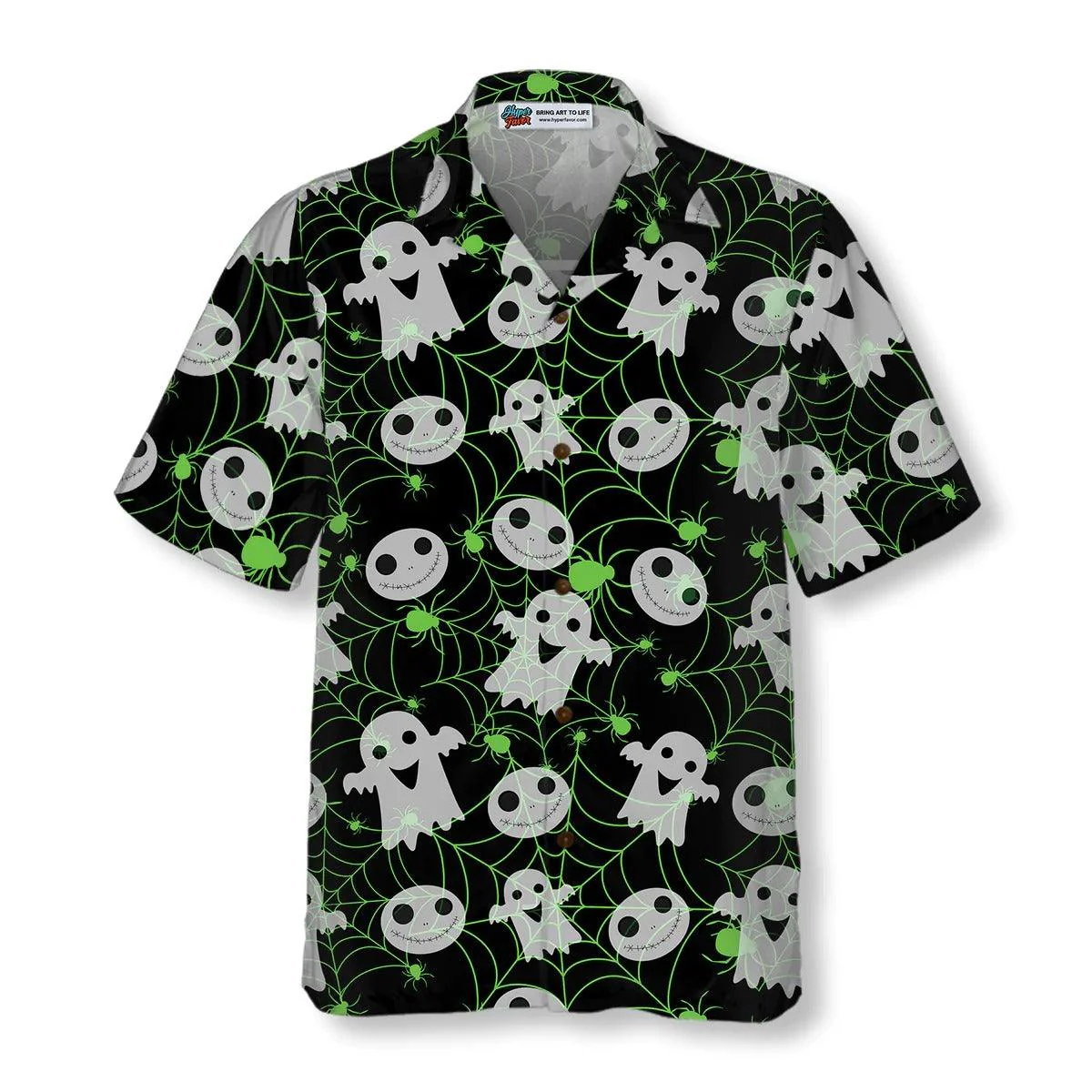 Halloween Spider Web Shirt For Men Hawaiian Shirt - Perfect Gift For Lover, Friend, Family - Image 5