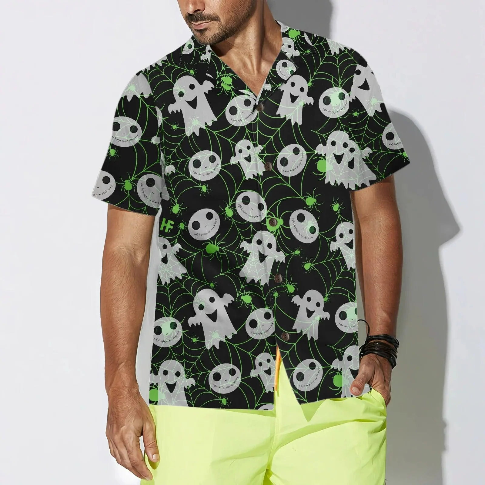 Halloween Spider Web Shirt For Men Hawaiian Shirt - Perfect Gift For Lover, Friend, Family - Image 6