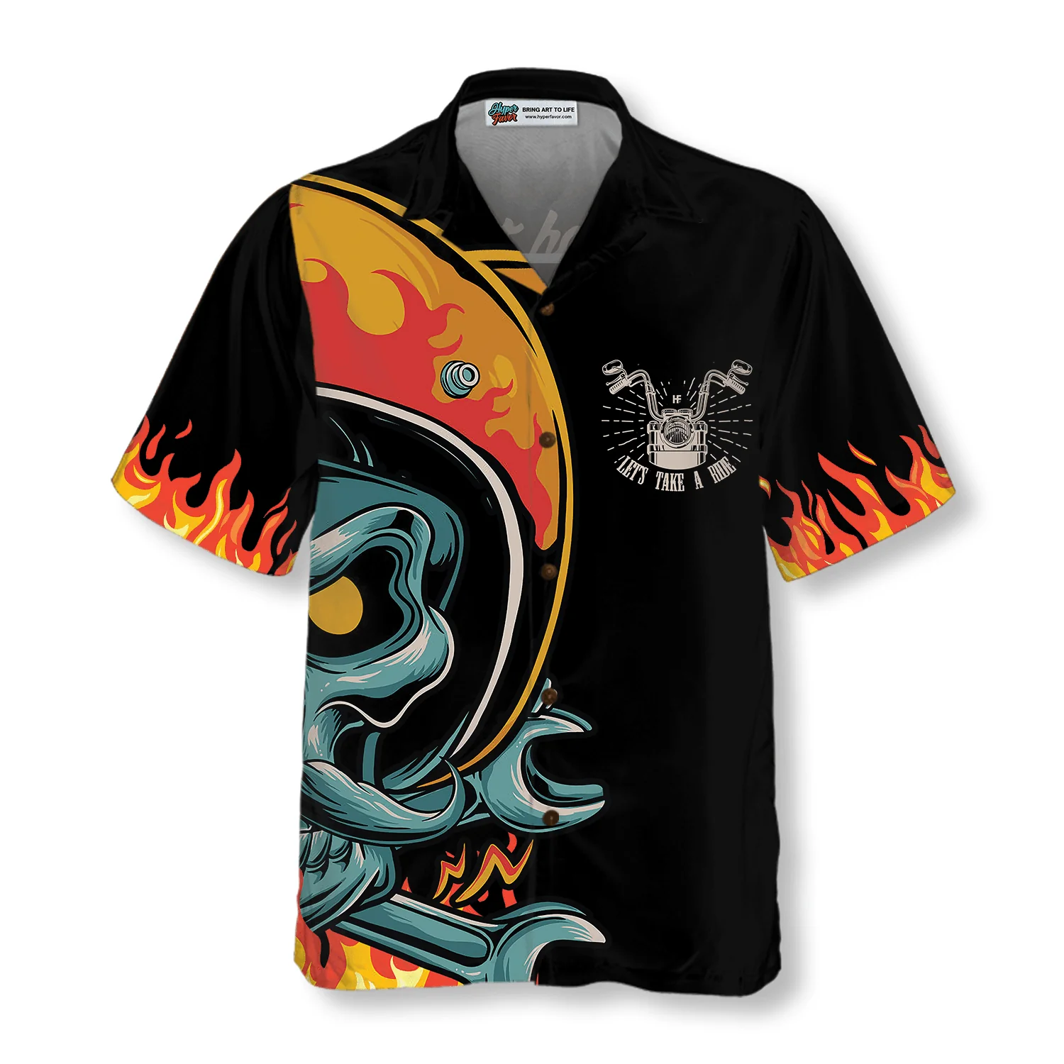 Have Your Own Biker Hawaiian Shirt, Colorful Summer Aloha Shirt For Men Women, Gift For Friend, Team, Bike Lovers - Image 2
