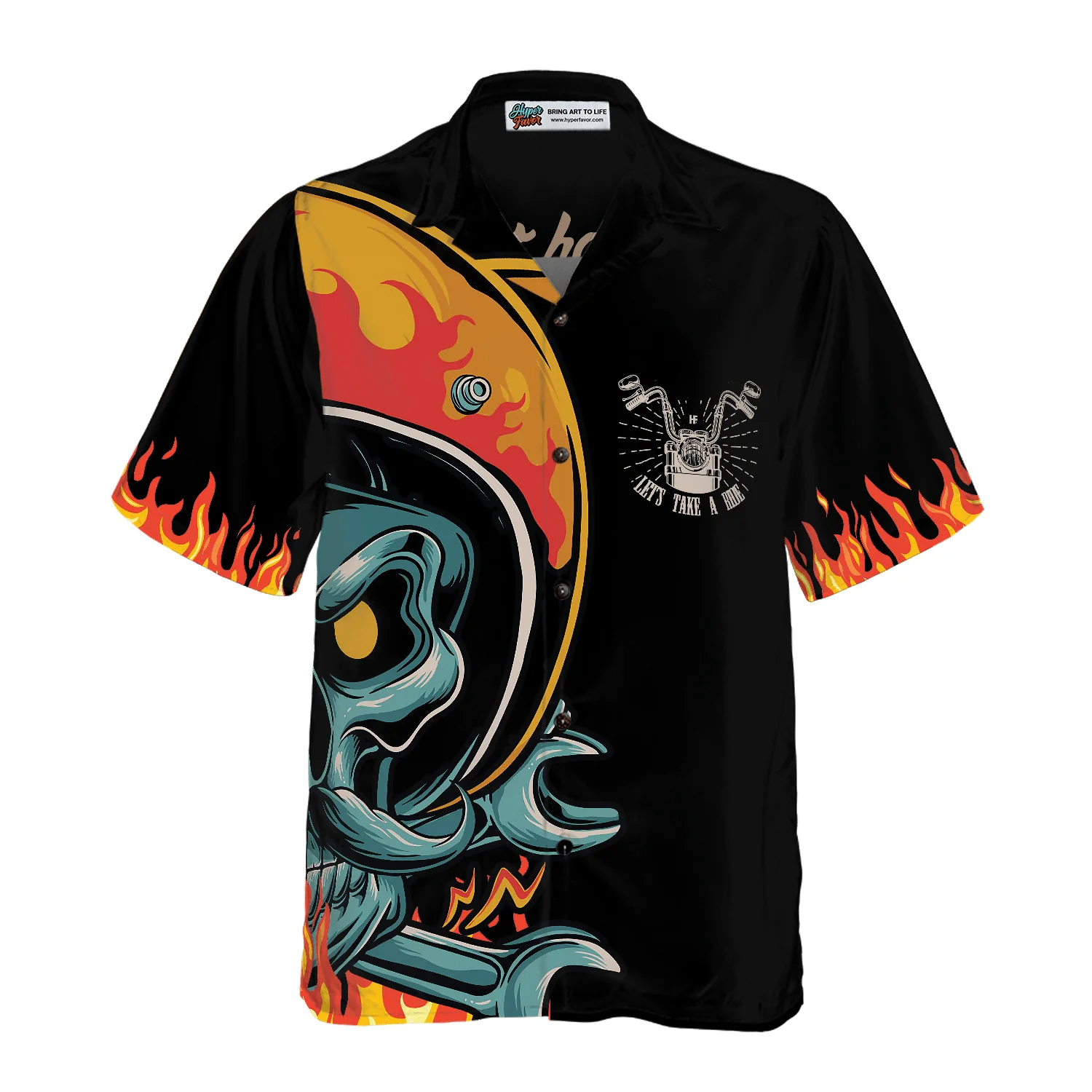 Have Your Own Biker Hawaiian Shirt, Colorful Summer Aloha Shirt For Men Women, Gift For Friend, Team, Bike Lovers - Image 3