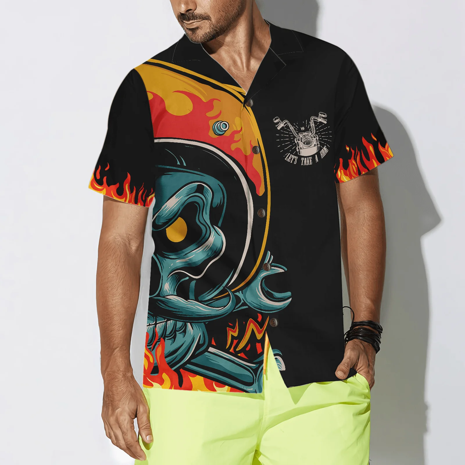 Have Your Own Biker Hawaiian Shirt, Colorful Summer Aloha Shirt For Men Women, Gift For Friend, Team, Bike Lovers - Image 5
