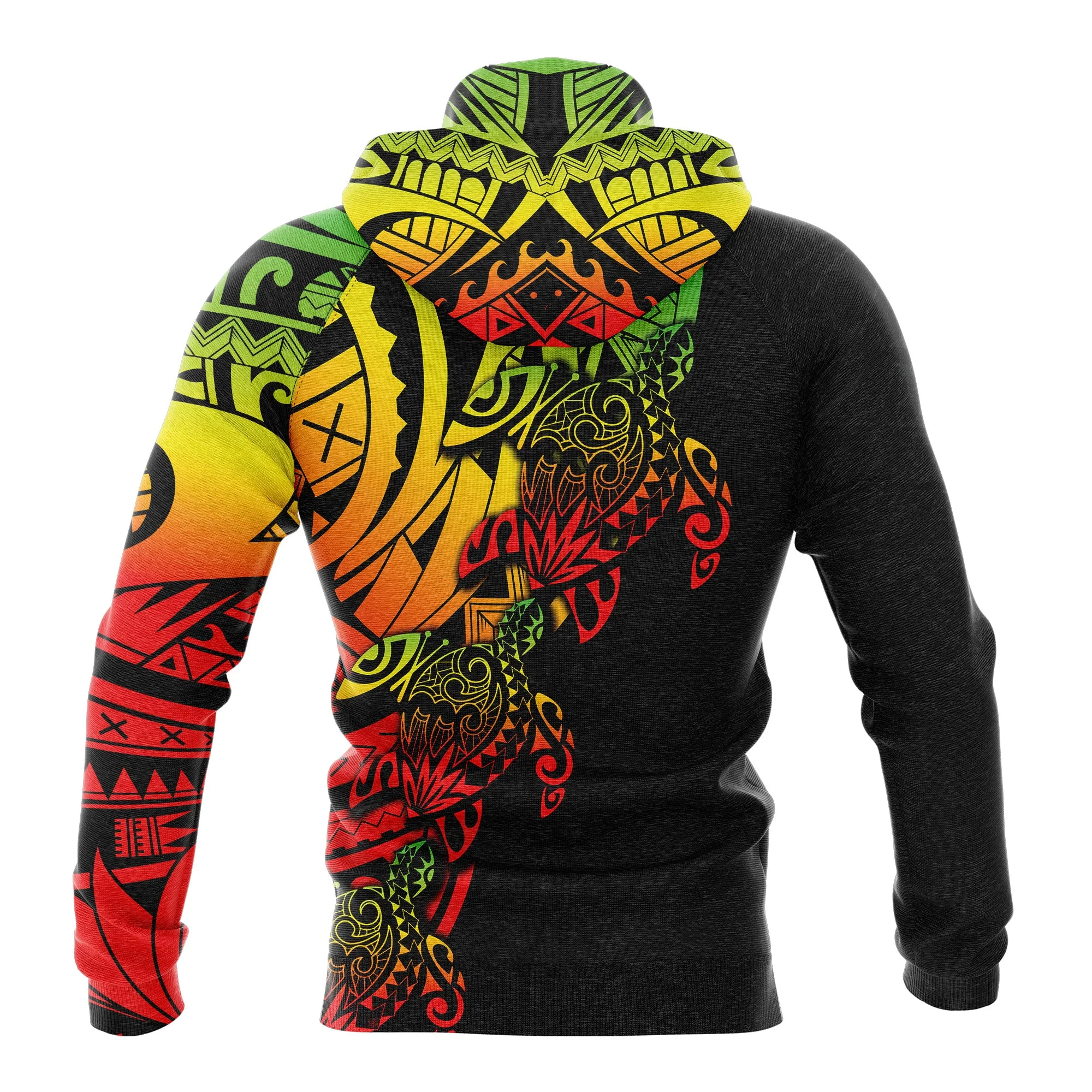 Hawaiian Turtle Pullover Premium Hoodie, Perfect Outfit For Men And Women On Christmas New Year Autumn Winter - Image 2