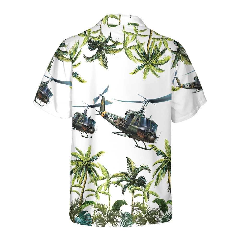 Helicopter Aloha Hawaiian Shirt For Summer, United States Army Helicopter Hawaiian Shirt For Men Women Adults, Cool Helicopter Gift For Friend, Family - Image 2