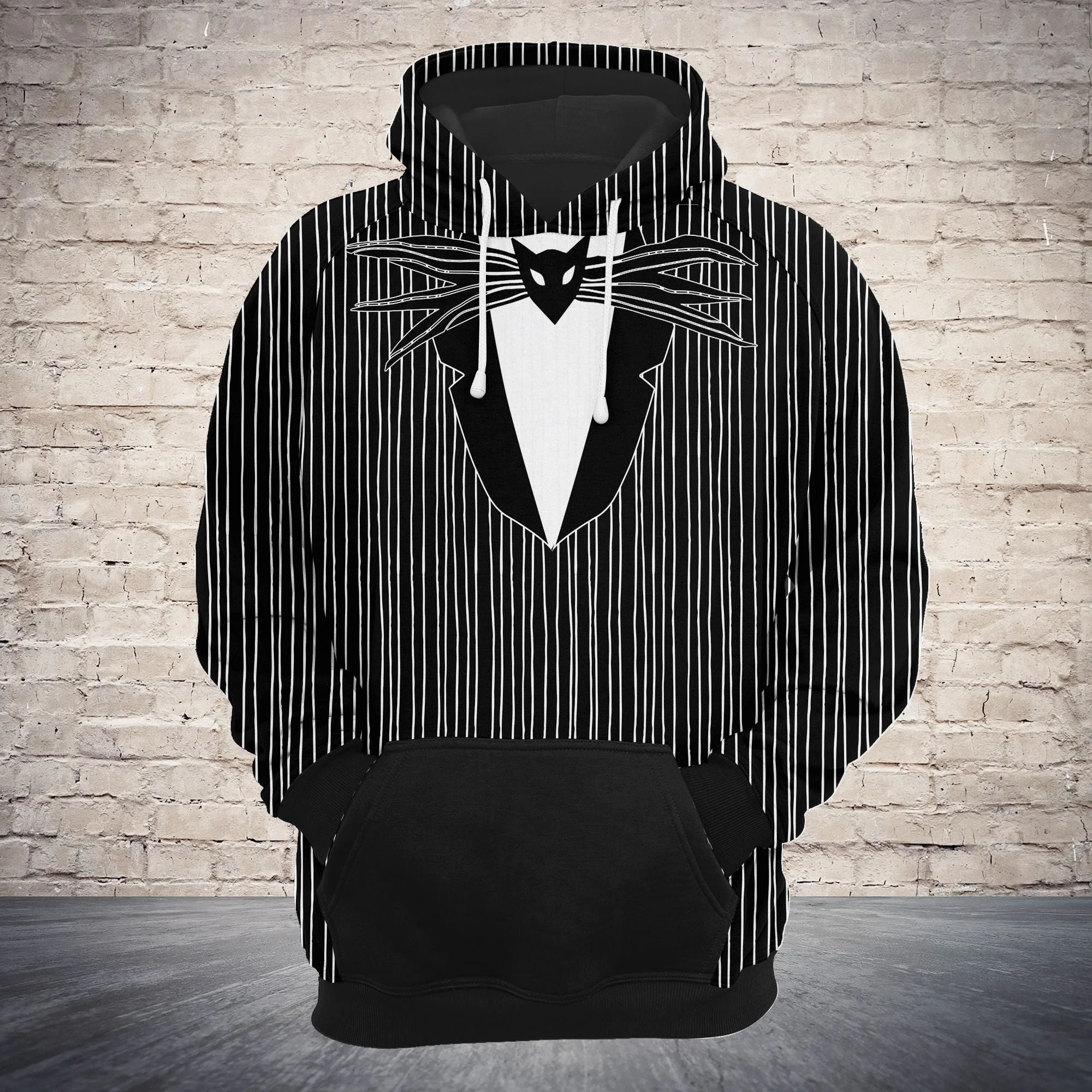 Her Jack Costume Outfit Pullover Premium Hoodie, Perfect Outfit For Men And Women On Christmas New Year Autumn Winter - Image 2