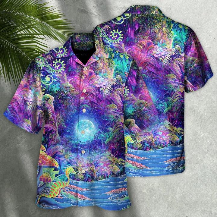Hippie Aloha Hawaiian Shirt - Hippie Nature Is My Home Hawaiian Shirt For Summer - Perfect Gift For Friend, Family