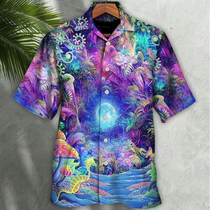 Hippie Aloha Hawaiian Shirt - Hippie Nature Is My Home Hawaiian Shirt For Summer - Perfect Gift For Friend, Family - Image 2