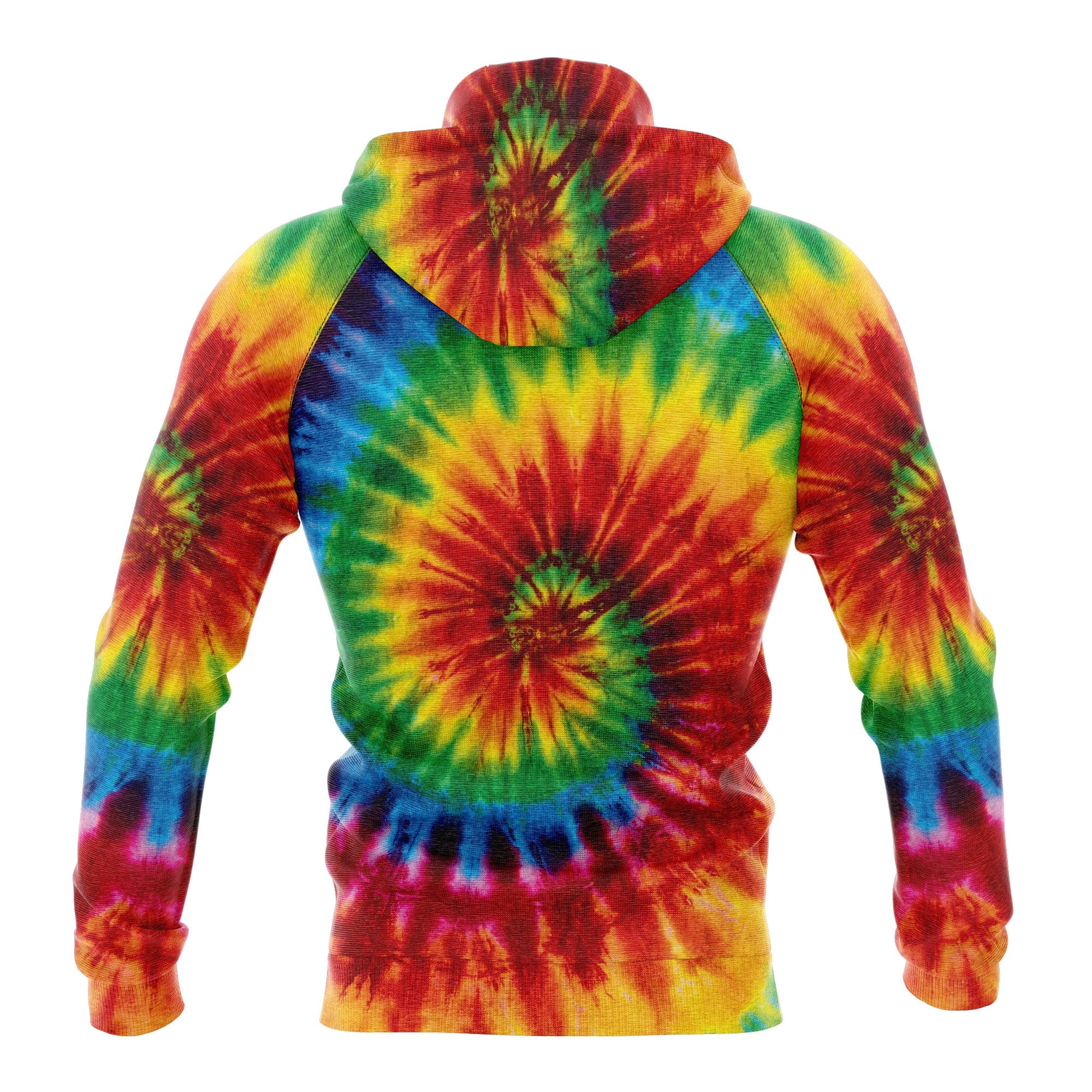 Hippie Tie Dye Pullover Premium Hoodie, Perfect Outfit For Men And Women On Christmas New Year Autumn Winter - Image 2