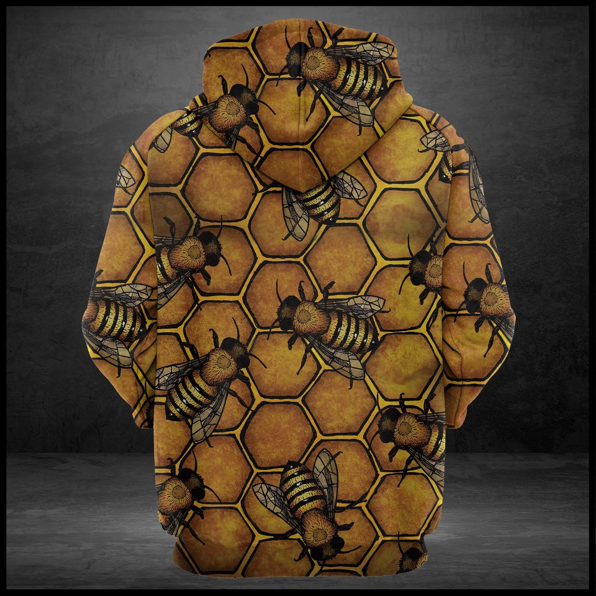 Honey Bee Pullover Premium Hoodie, Perfect Outfit For Men And Women On Christmas New Year Autumn Winter - Image 2