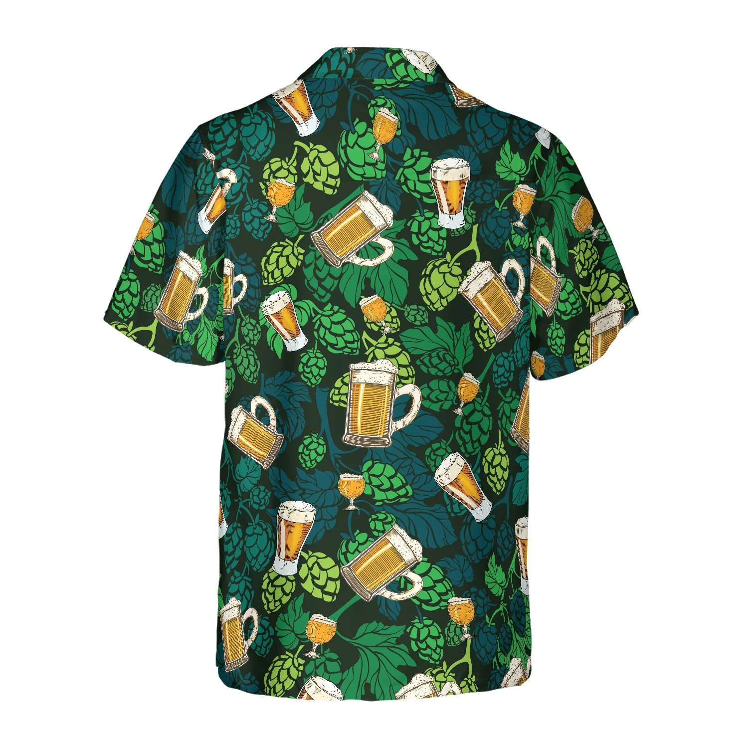 Hop Cones Beer Glass Hawaiian Shirt, Colorful Summer Aloha Shirt For Men Women, Perfect Gift For Friend, Family, Husband, Wife - Image 5