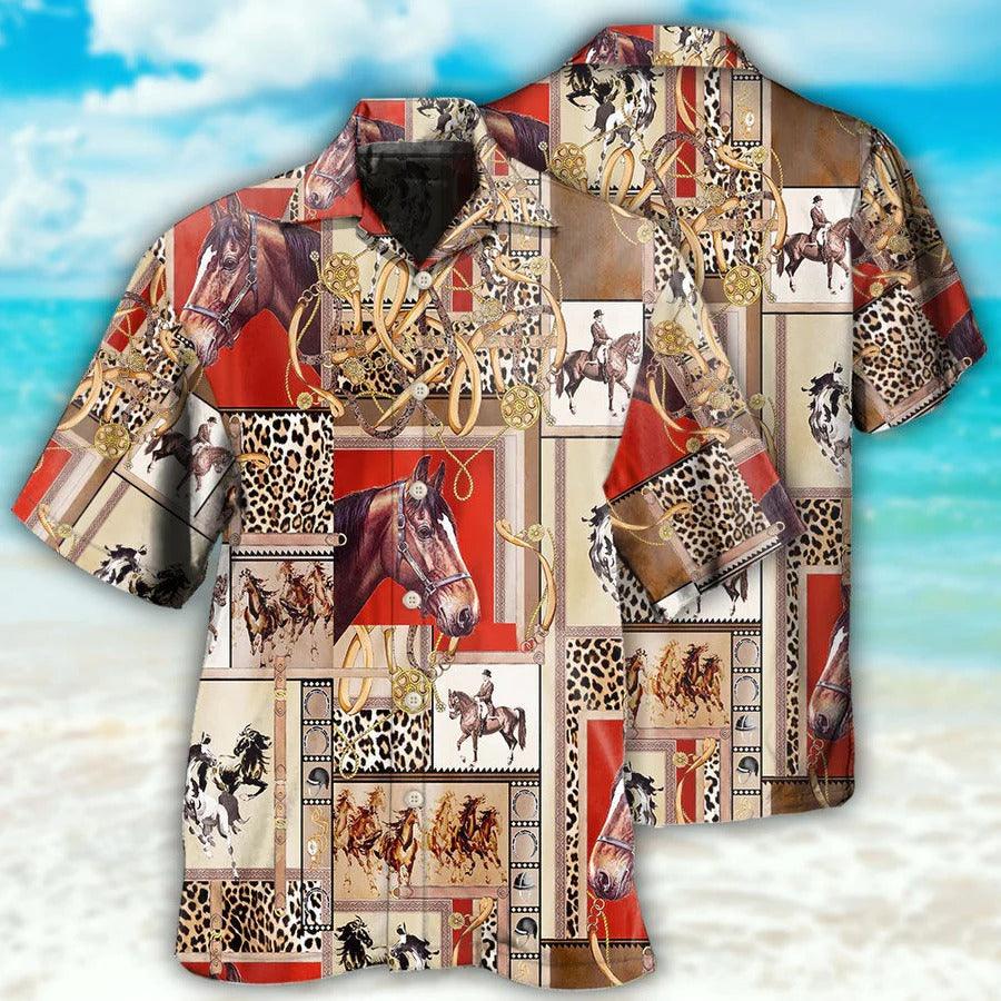 Horse Hawaiian Shirt For Summer - Horse Show So Cool, Horse Accessories Hawaiian Shirt - Perfect Gift For Men, Horse Racing Lovers