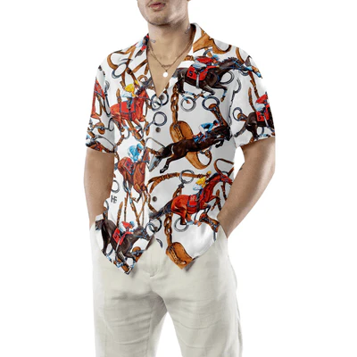 Horse Racing Hawaiian Shirt, Horse Aloha Shirt For Men - Perfect Gift For Horse Lovers, Husband, Boyfriend, Friend, Family - Image 5