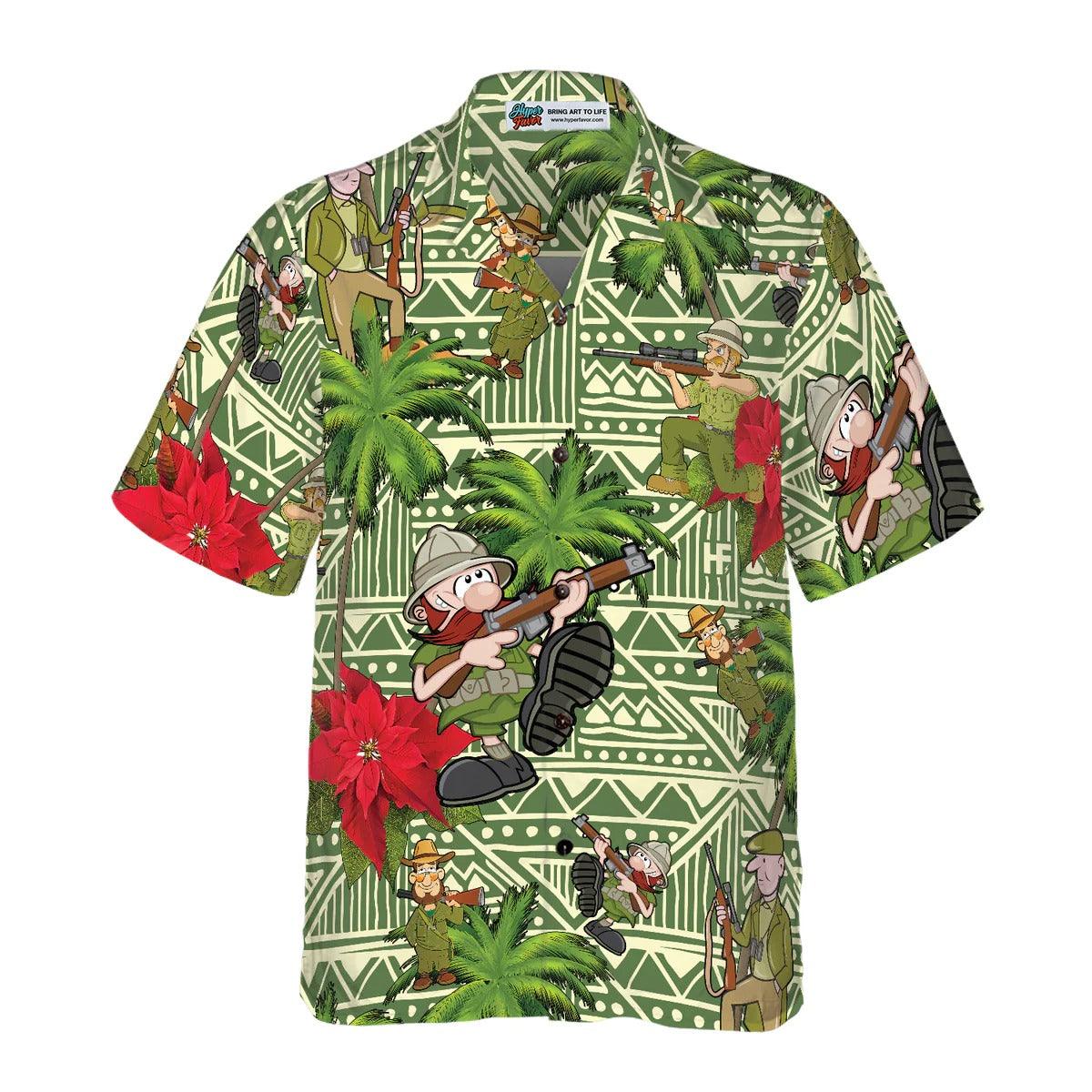 I Am A Hunter Hawaiian Shirt, Hunter Hawaiian Shirt, Hunter Summer Aloha Shirt- Perfect Gift For Men, Women, Husband, Wife, Friend, Family - Image 2