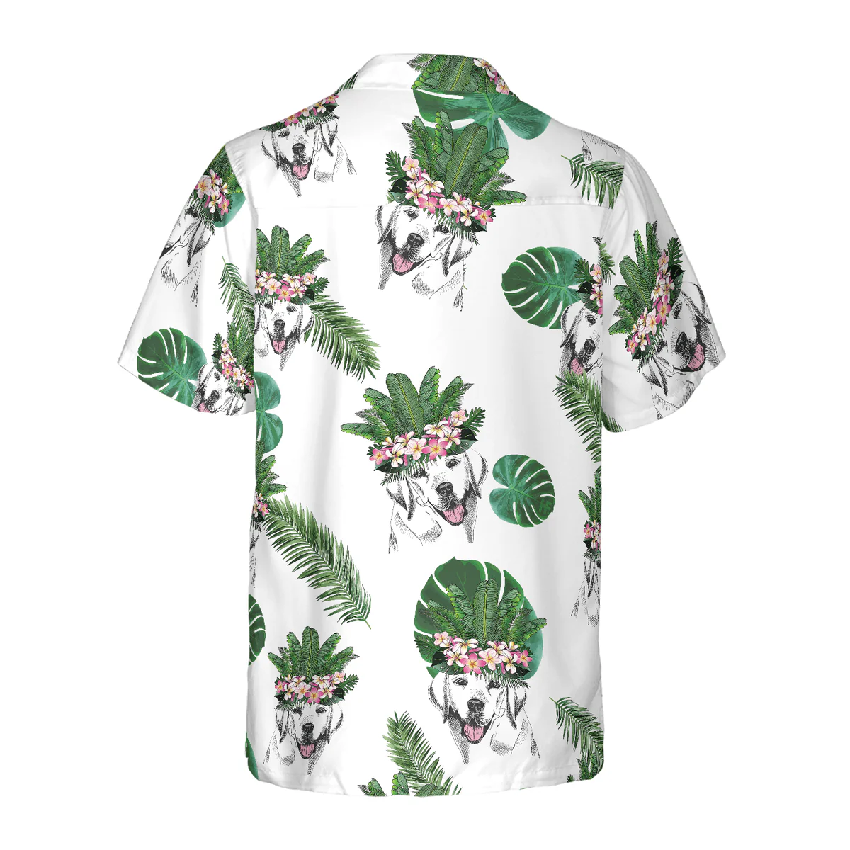 Labrador Retriever Hawaiian Shirt, Labrador Retriever Tropical Summer Aloha Shirt For Men - Perfect Gift For Labrador Retriever Lover, Friend, Family - Image 3
